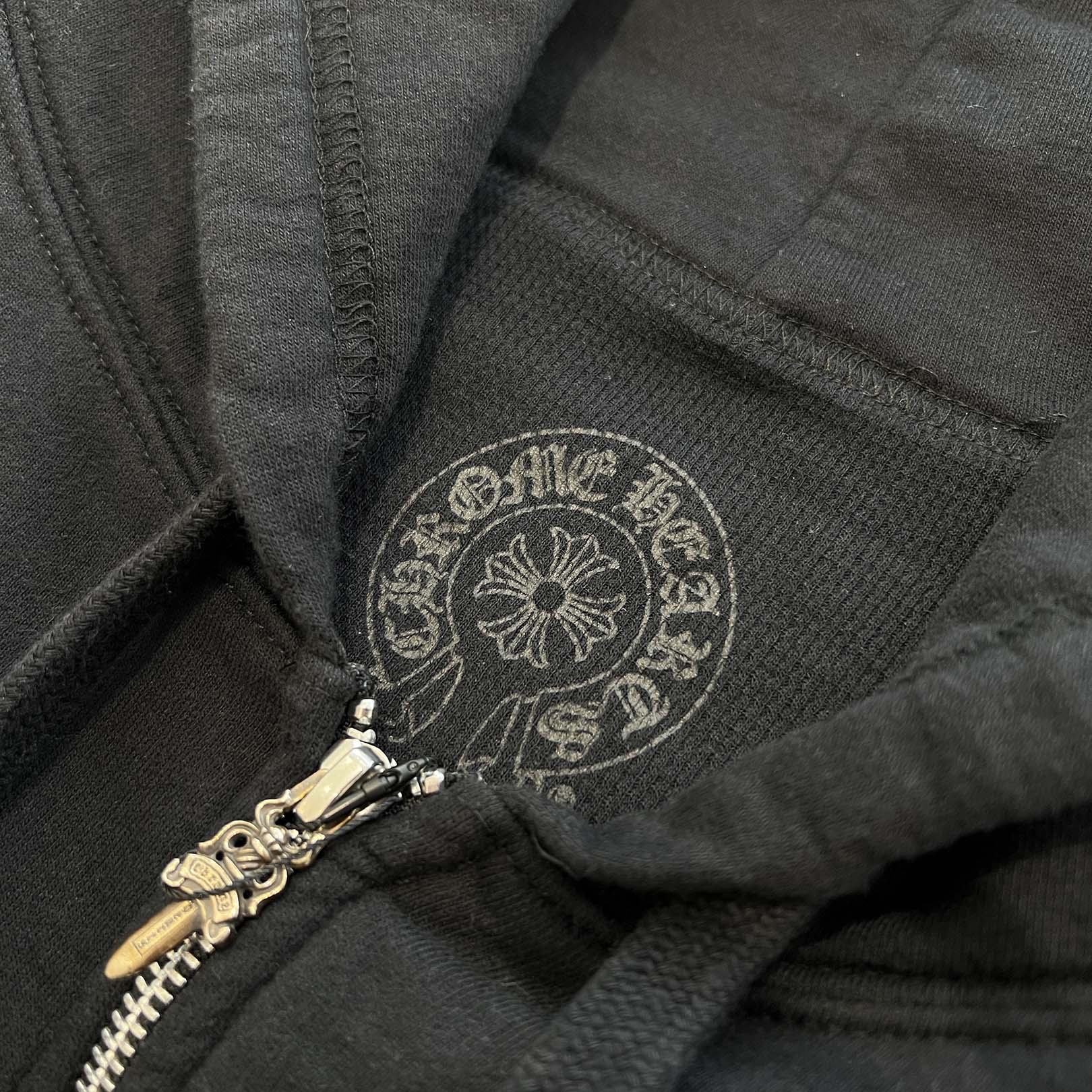 CHROME HEARTS Back Arch USA Logo Zip Up Hoodie Size XL クロムハーツ バックアーチ USAロゴ ジップアップフーディーサイズXL