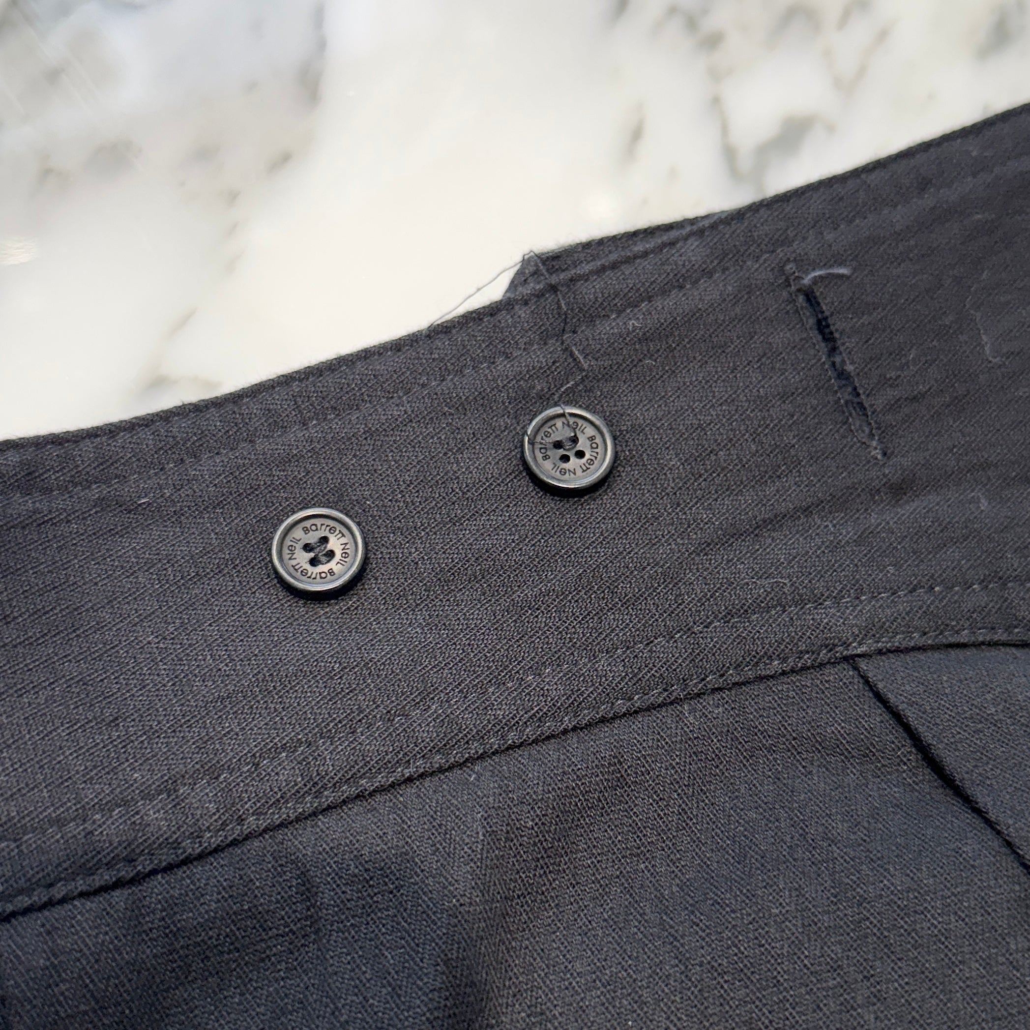 NEIL BARRETT Gabardine Tapered Pants BPA71L11 Size 50 ニールバレット ギャバジン テーパードパンツ スラックス サイズ50