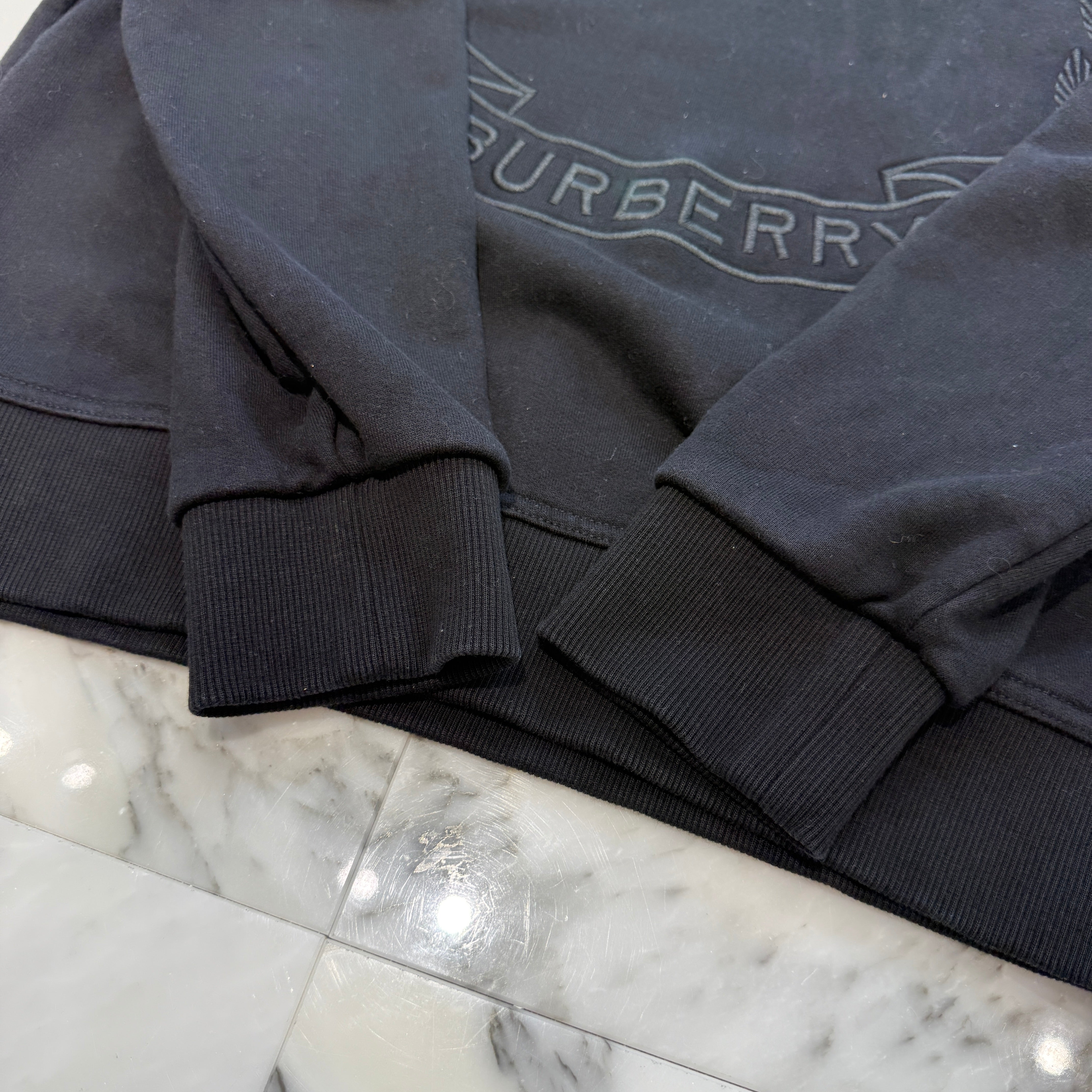 BURBERRY 2022AW Oakleaf Crest Embroidery Sweat Shirt 8060920 Size XS バーバリー オークリーフ クレスト刺繍 スウェットシャツ サイズXS
