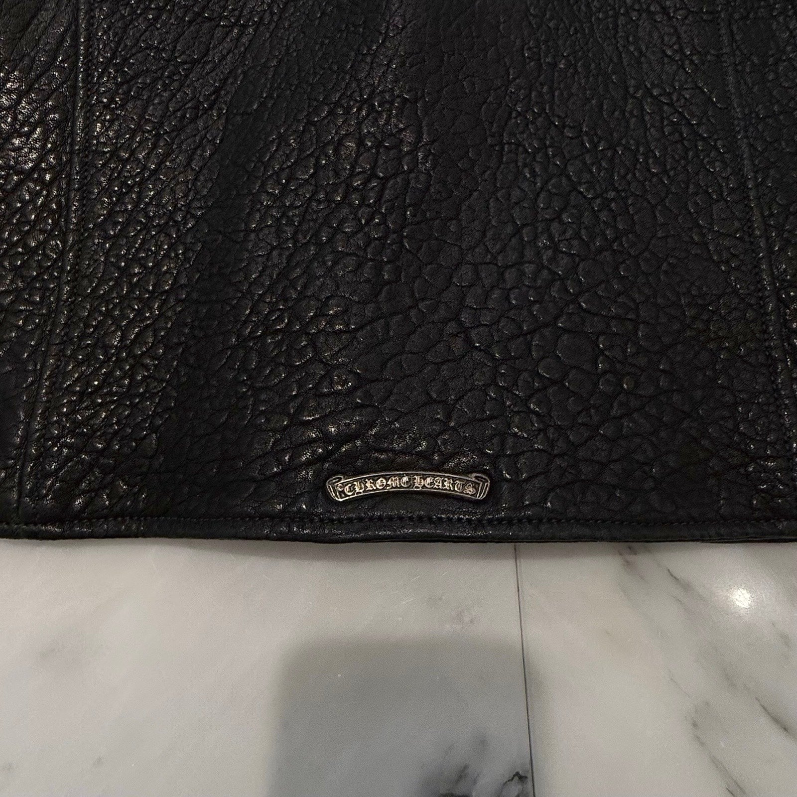 CHROME HEARTS CRETIN LEATHER DOUBLE RIDERS JACKET Size 12 クロムハーツ クリティンレザー ダブル ライダースジャケット サイズ12