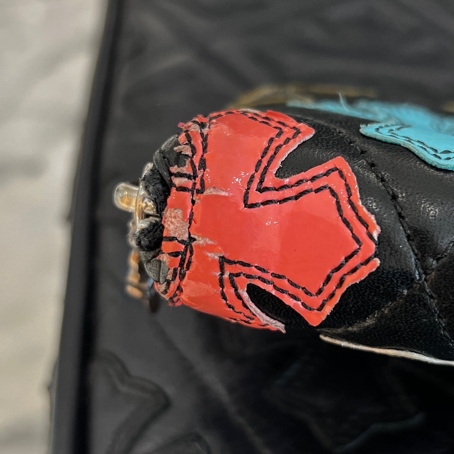 CHROME HEARTS Multi Cemetery Cross Leather Patch Quilting Wallet クロムハーツ マルチ セメタリークロス レザーパッチ キルティング ウォレット