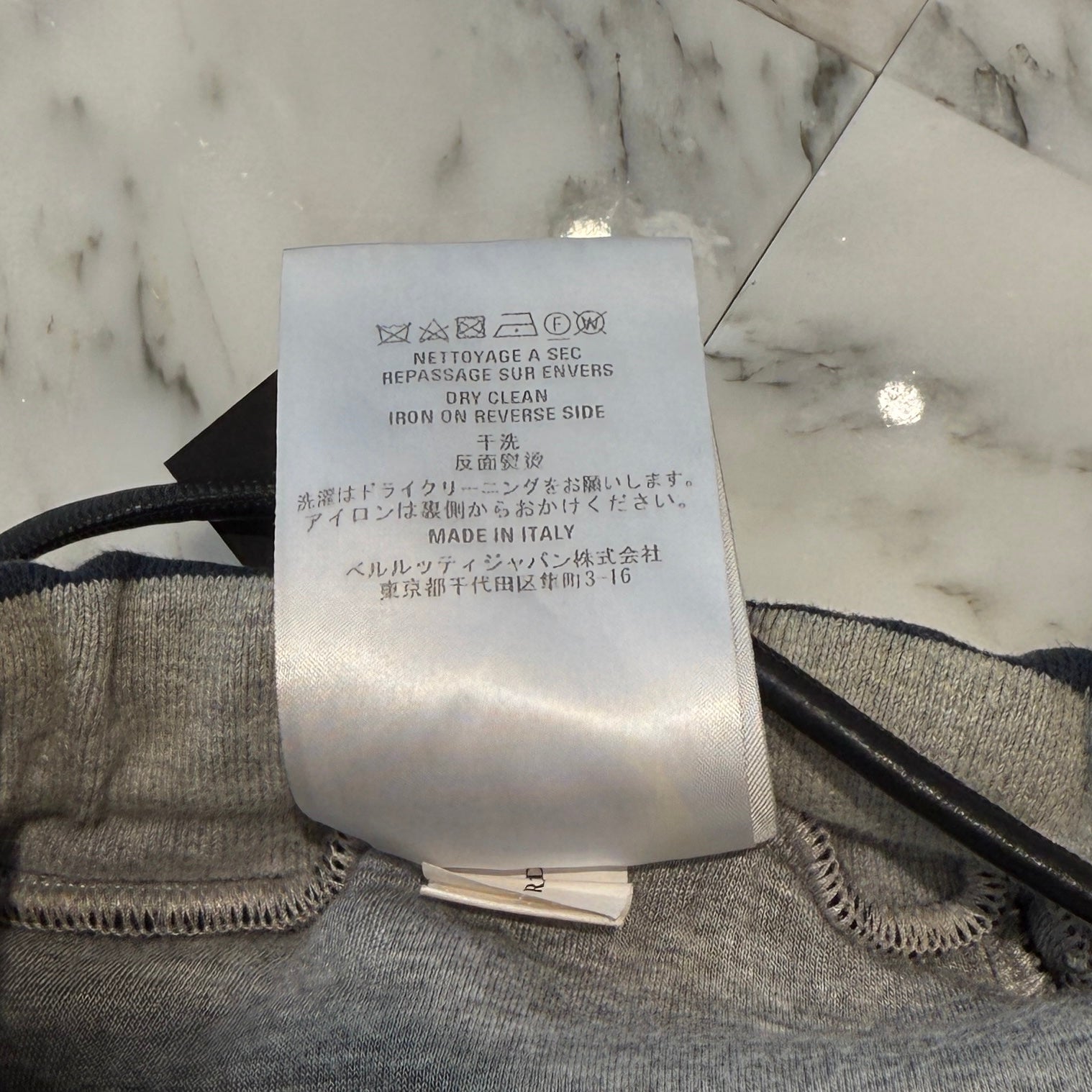 Berluti Calligraphy Embroidered Sweat Jogging Pants R23JTL33JAFD Size L ベルルッティ カリグラフィー刺繍 スウェット ジョギングパンツ サイズL