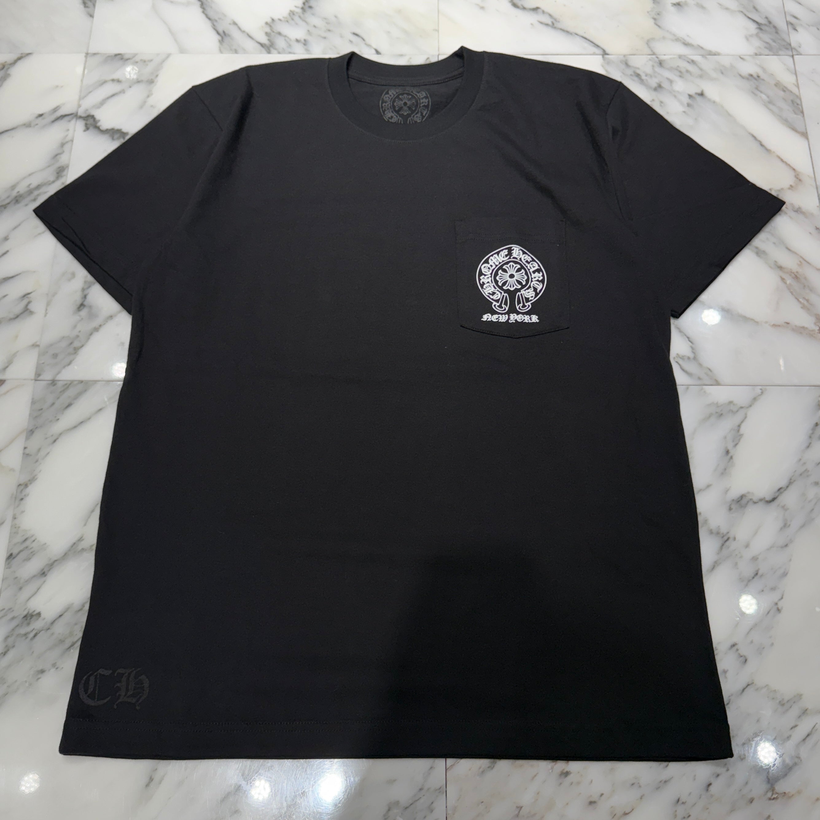 †Chrome Hearts†ニューヨーク限定★ホースシューロゴTシャツ Chrome Hearts - クロムハーツ CH T-SHRT LTD ニューヨーク限定