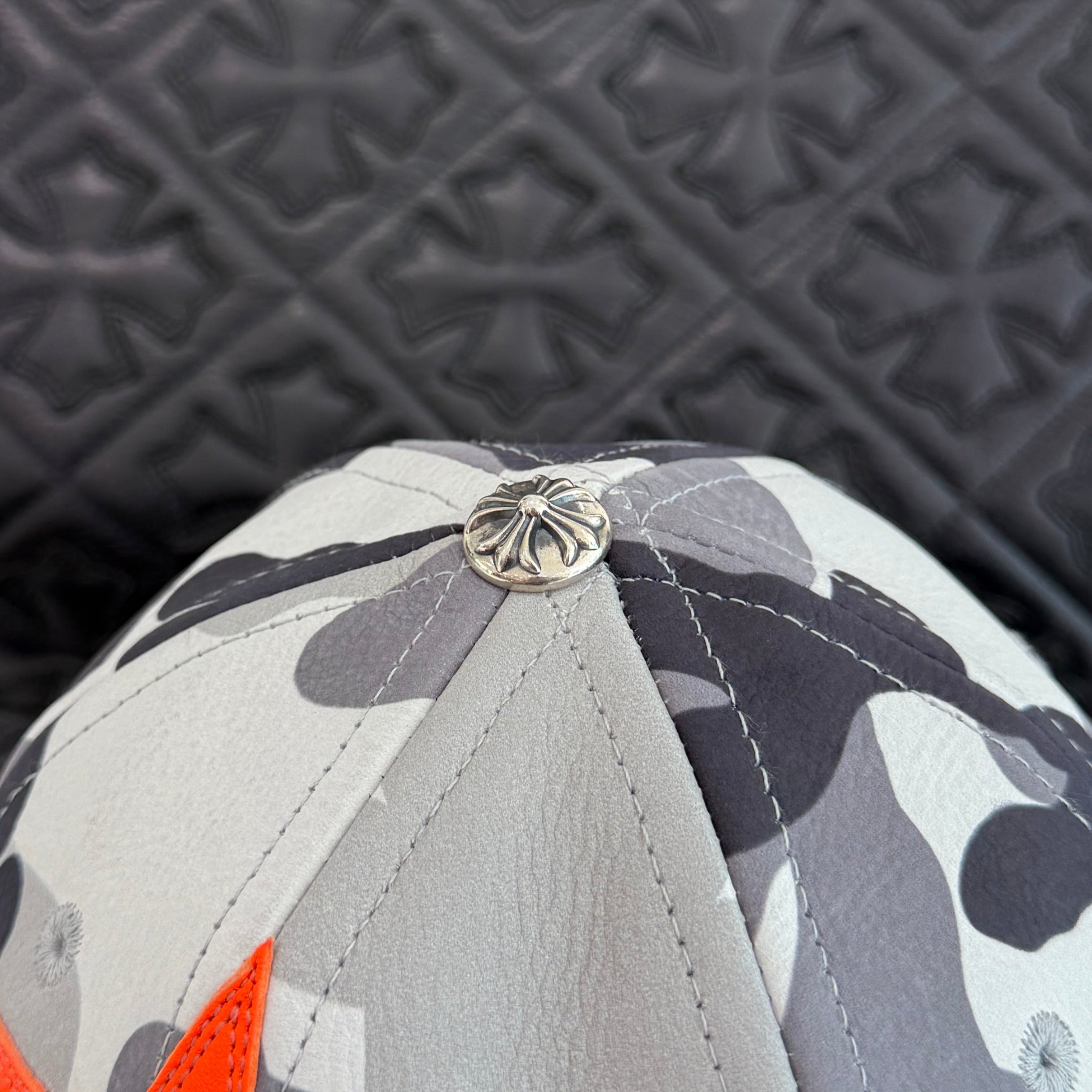 CHROME HEARTS Star Leather Patch Camouflage Leather Trucker Cap Size ONE SIZE(51-61）クロムハーツ スター レザーパッチ カモフラージュ レザートラッカーキャップ サイズONE SIZE(51-61）