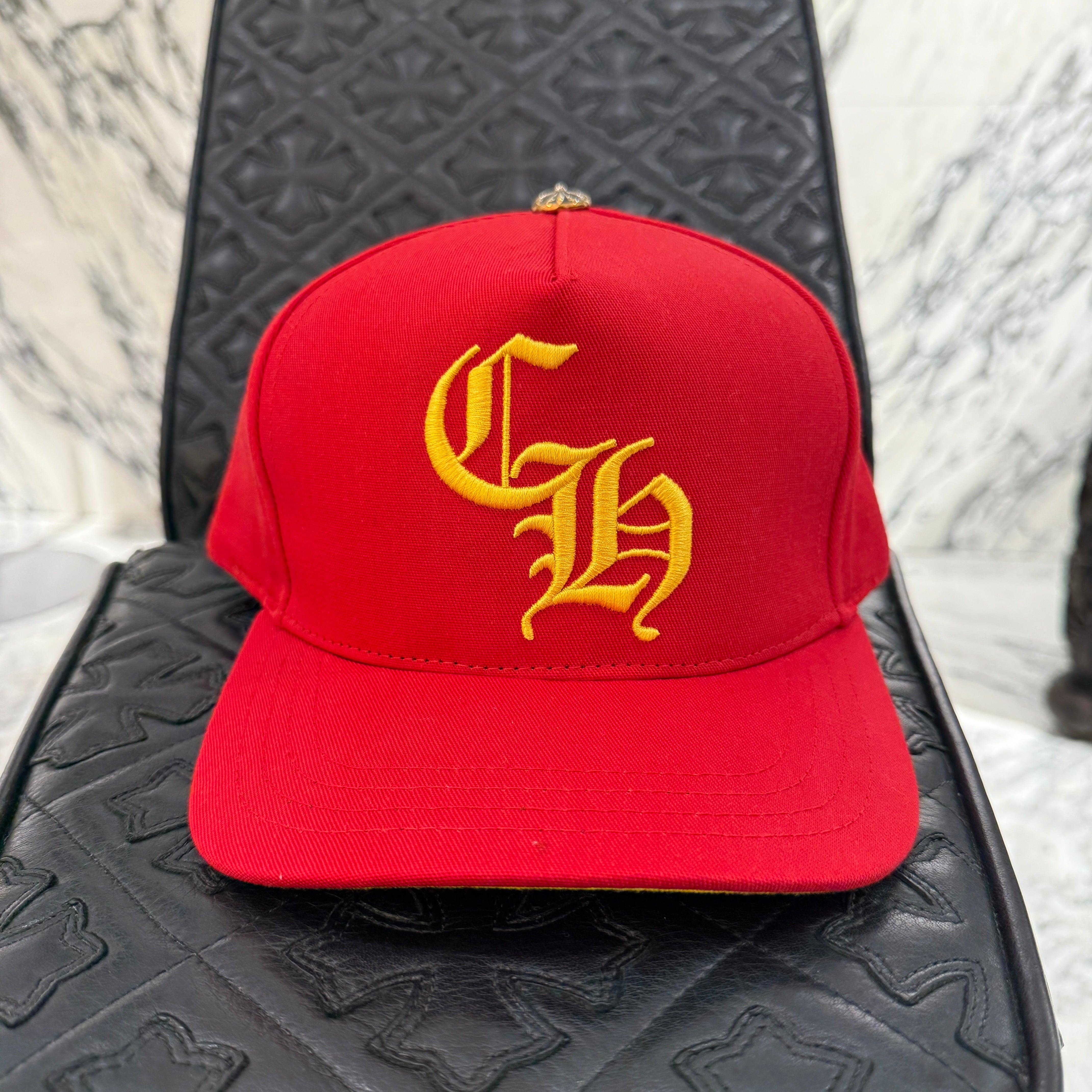 CHROME HEARTS CH Logo Embroidery Trucker Cap Size ONE SIZE (53-60