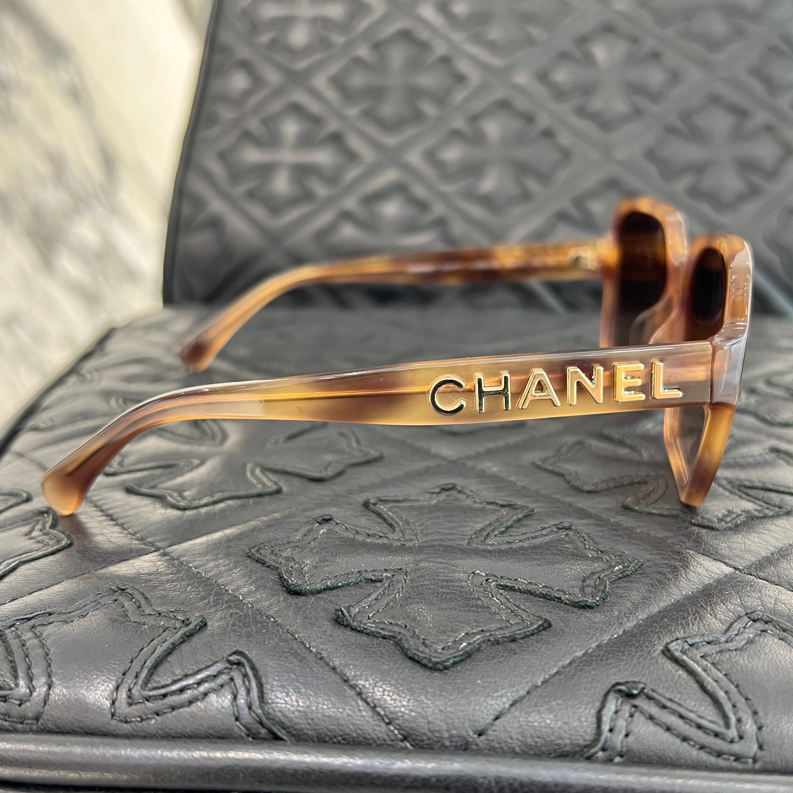CHANEL Square Shape Sunglasses 5408-A c.1660/S5 56□17 140 シャネル スクエア シェイプ サングラス