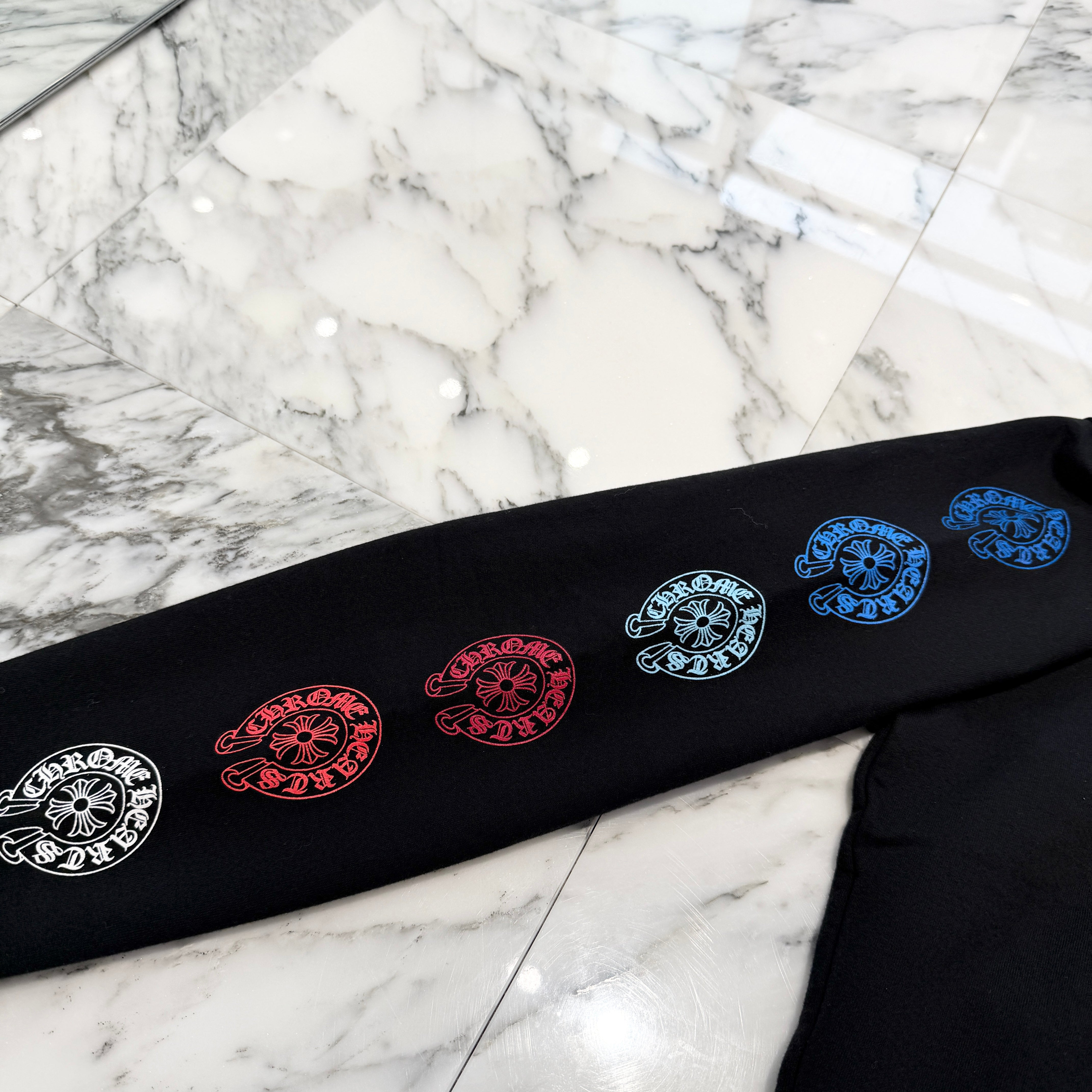 CHROME HEARTS 2022SS Multi Color Horseshoe Zip Up Hoodie Size M クロムハーツ マルチカラーホースシュー ジップアップフーディ サイズM