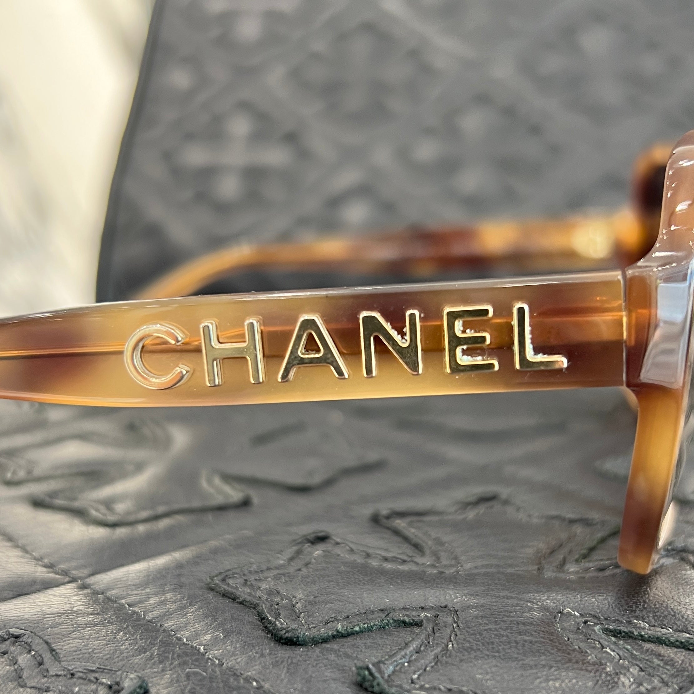 CHANEL Square Shape Sunglasses 5408-A c.1660/S5 56□17 140