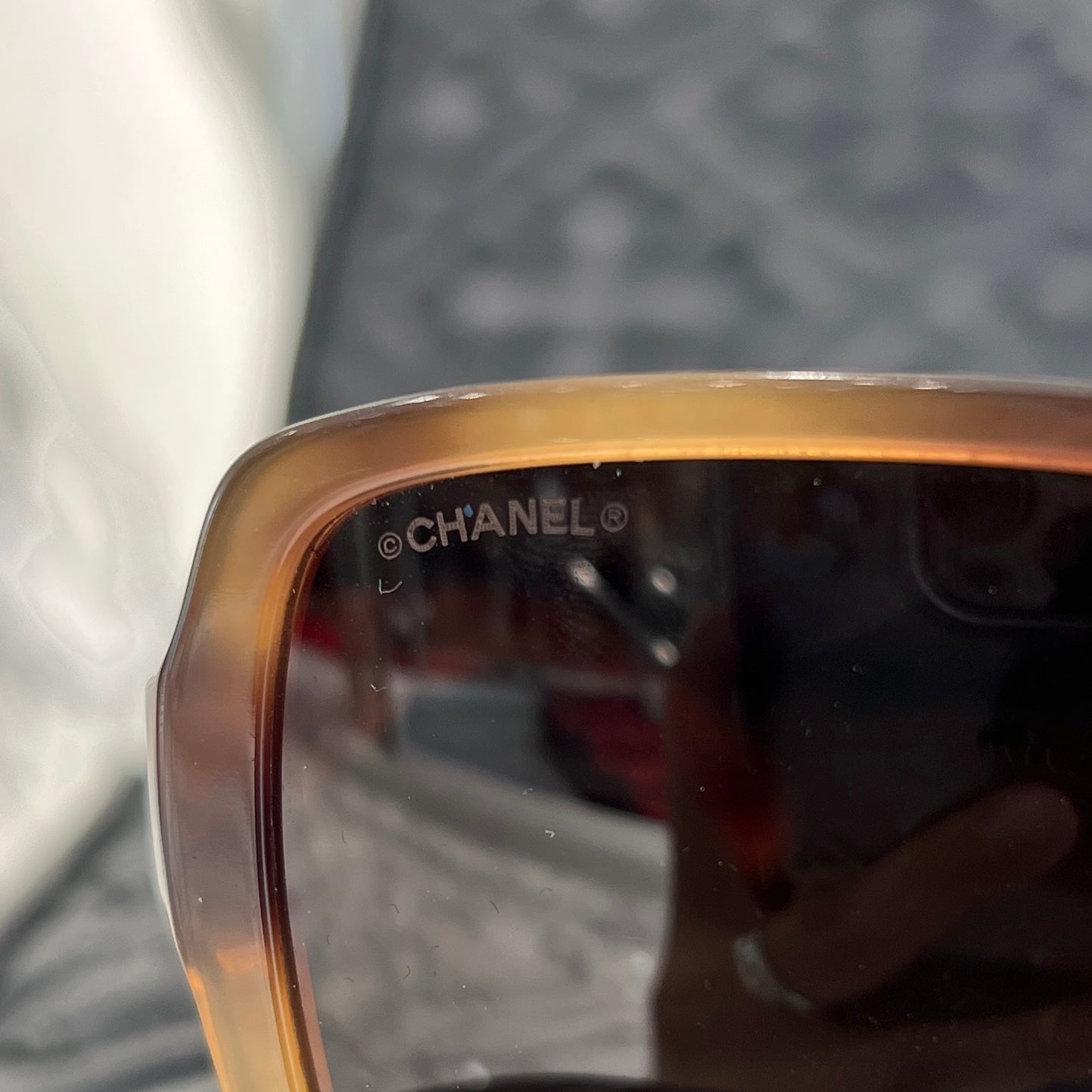 CHANEL Square Shape Sunglasses 5408-A c.1660/S5 56□17 140