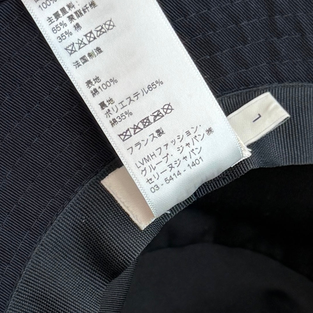 CELINE 2022SS Logo Print Cotton Bucket Hat 2AU5B968P Size L セリーヌ ロゴプリント コットン バケットハット サイズL