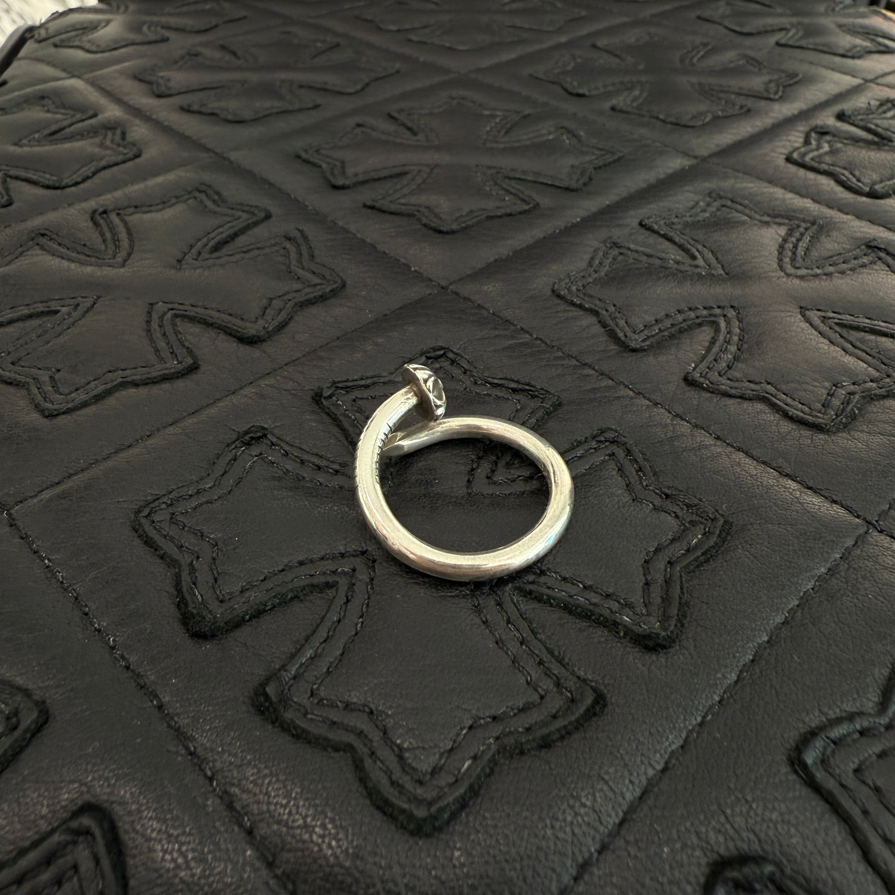 CHROME HEARTS Nail Cross Ball Ring Size 20号 クロムハーツ ネイル クロスボール リング サイズ20号