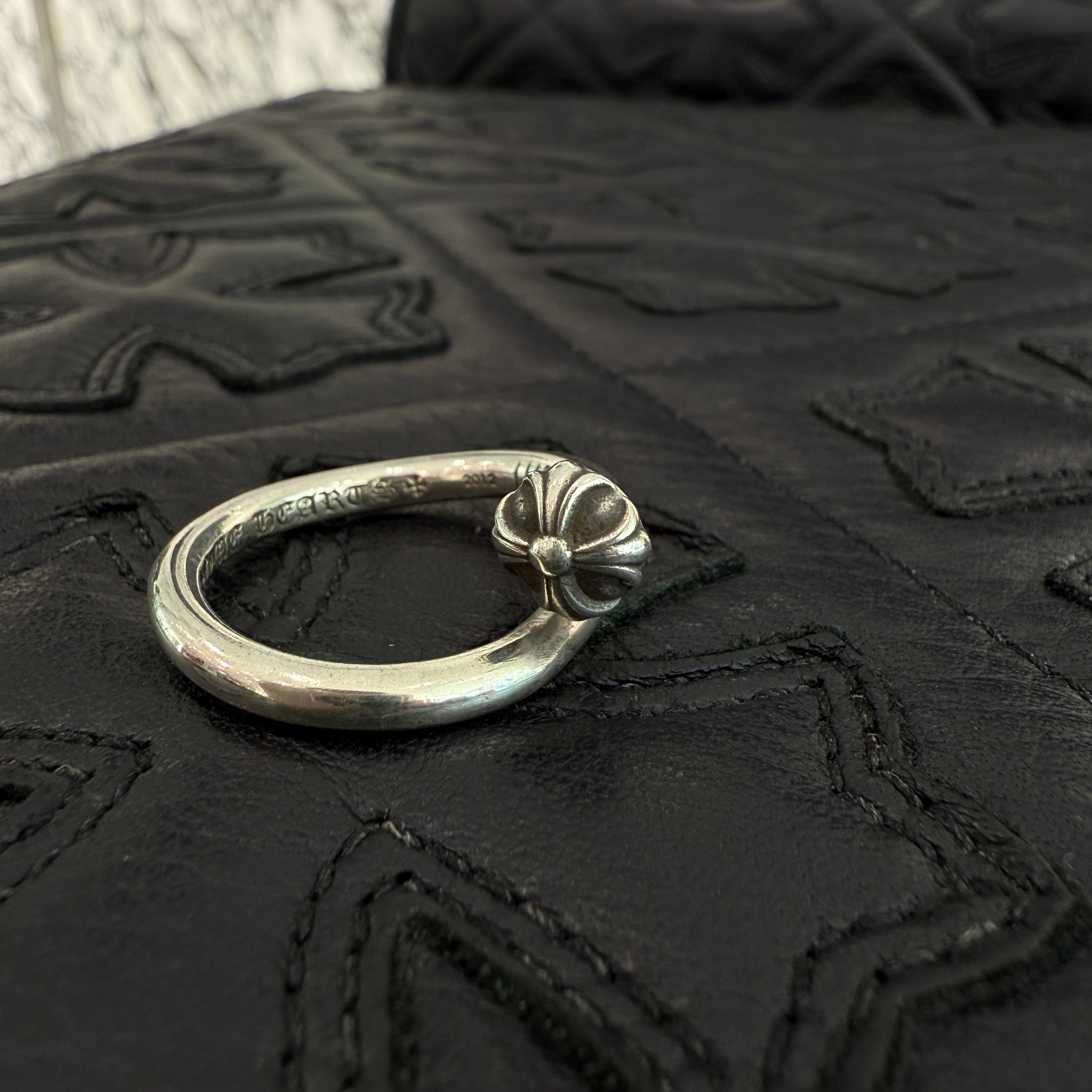 Chrome Hearts クロスボールネイルリング 20号 CHROME HEARTS Nail Cross Ball Ring Size 20号 クロムハーツ