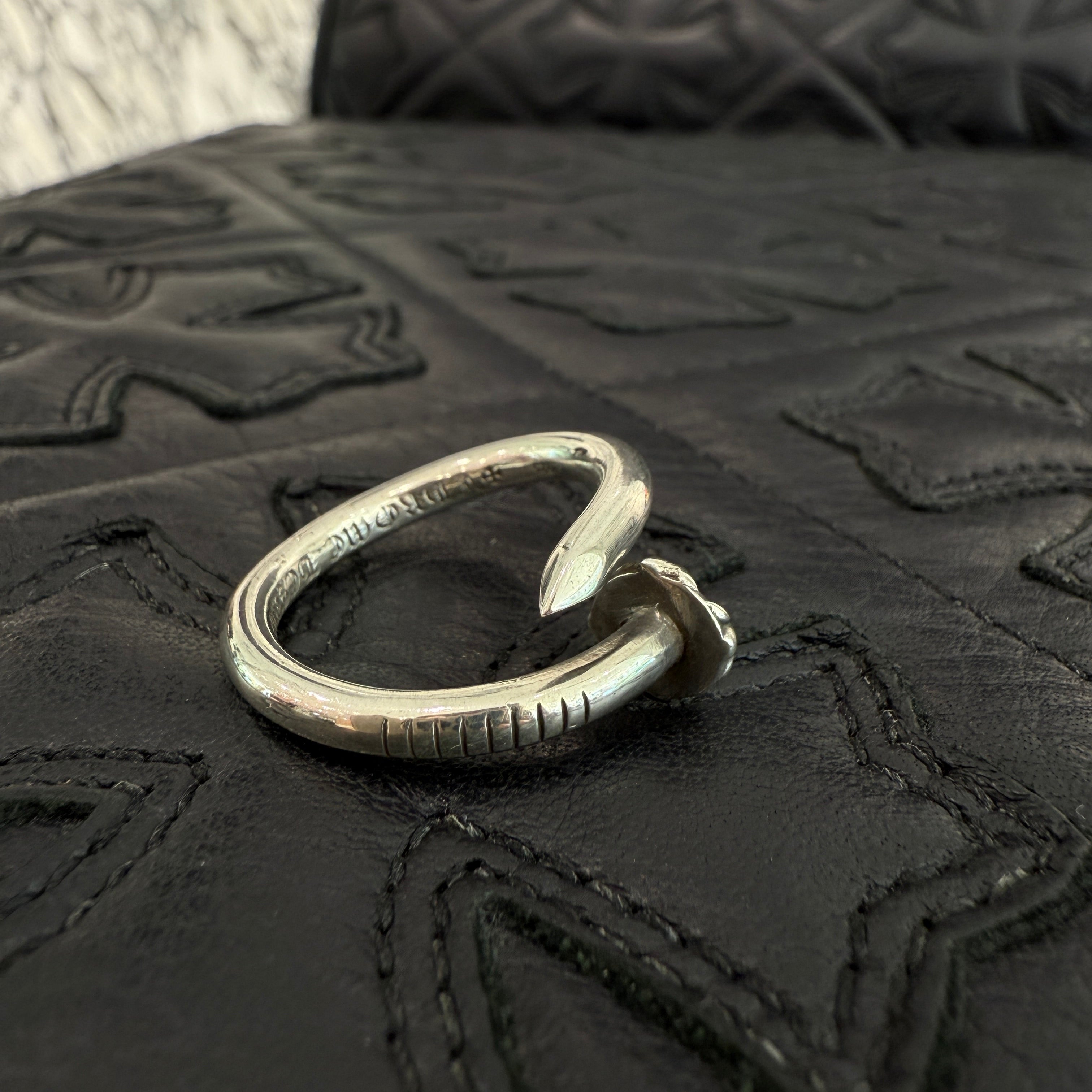 CHROME HEARTS Nail Cross Ball Ring Size 20号 クロムハーツ ネイル