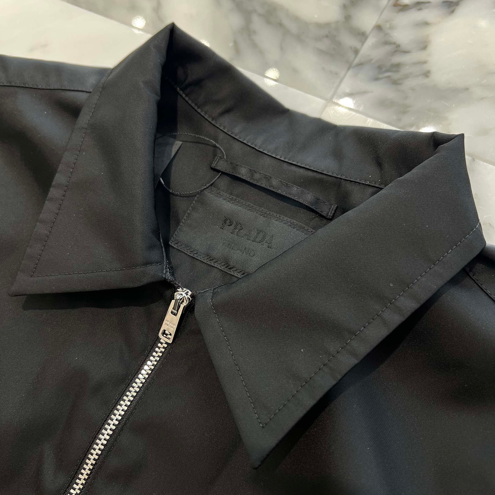 PRADA 2024SS Triangle Logo Re-Nylon Zip Up Jacket SC810 S000 16HH Size L プラダ トライアングルロゴリナイロンジップアップジャケット サイズL