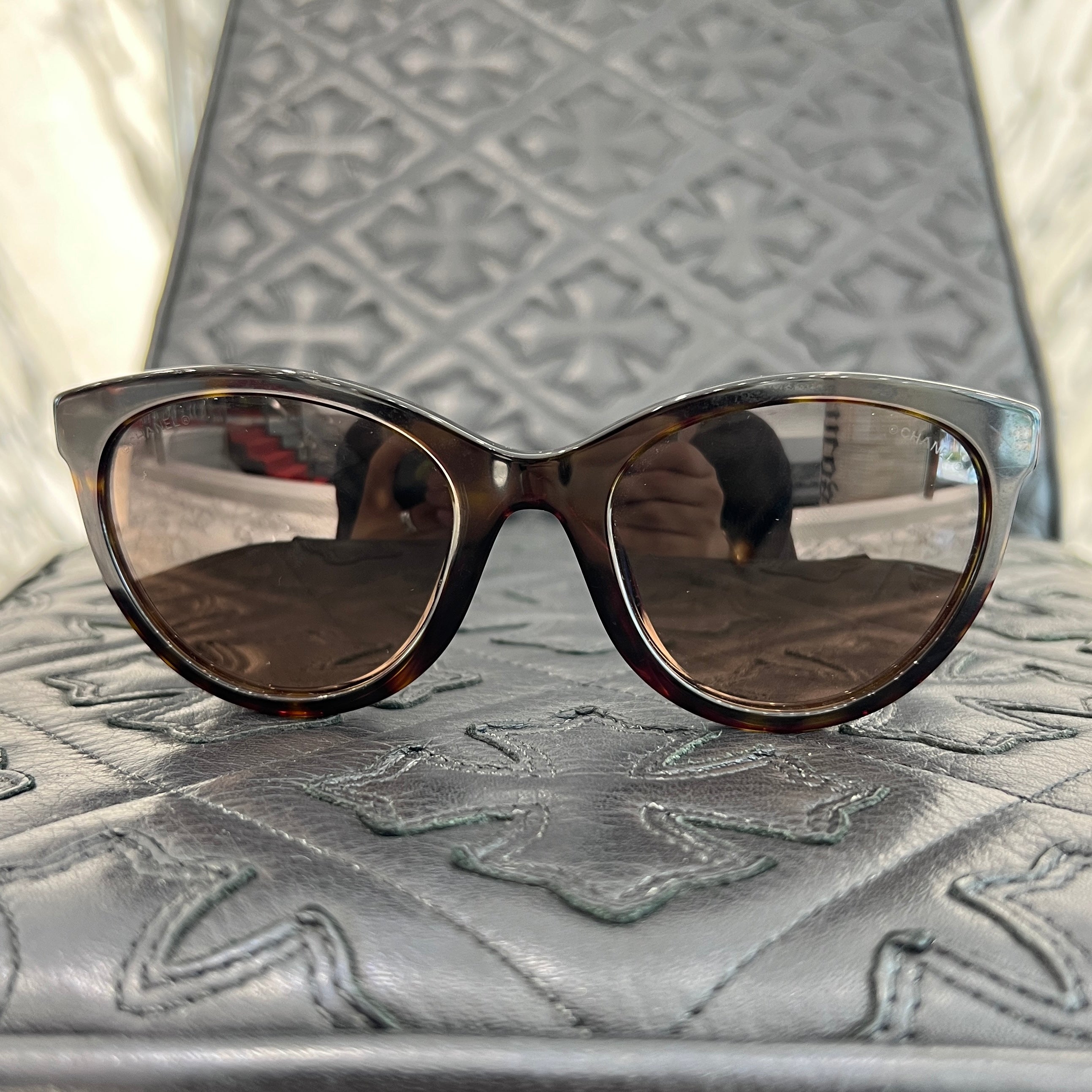 CHANEL Panto Shape Sunglasses 5523-U c.714/43 52□20 140 シャネル パント シェイプ サングラス