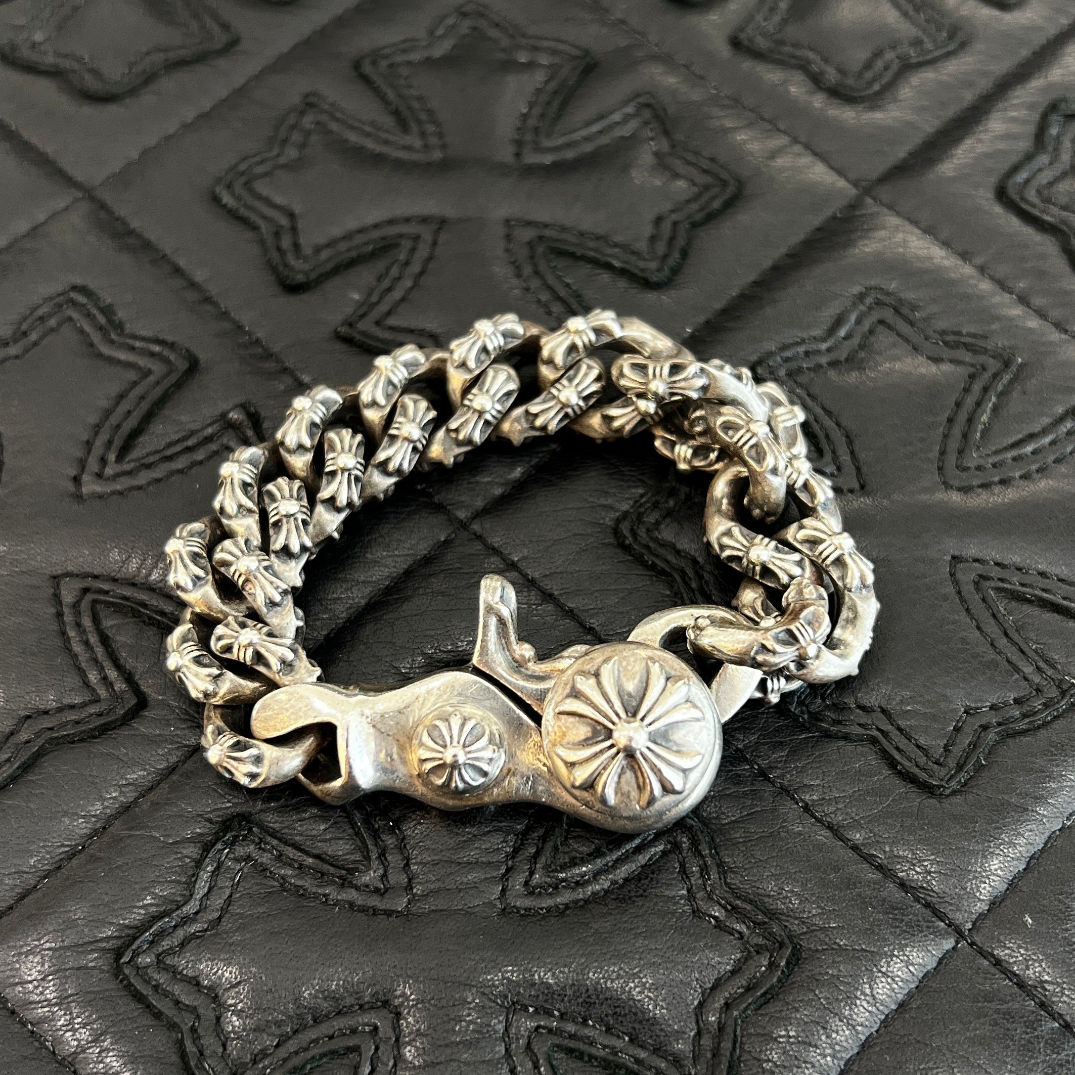 CHROME HEARTS XTRA FANCY LINK 1 Clip Bracelet 13 LINK クロムハーツ エクストラファンシーリンク 1クリップ ブレスレット 13LINK