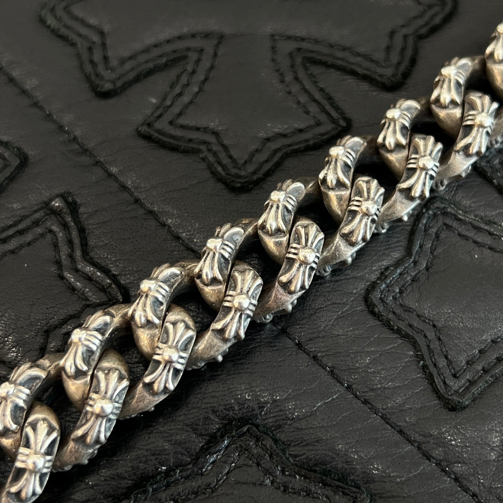 クロムハーツ クラシックチェーンリンククリップ ブレスレット 13LINK Chrome Hearts クロムハーツ 925 クラシックチェーン 13リンク