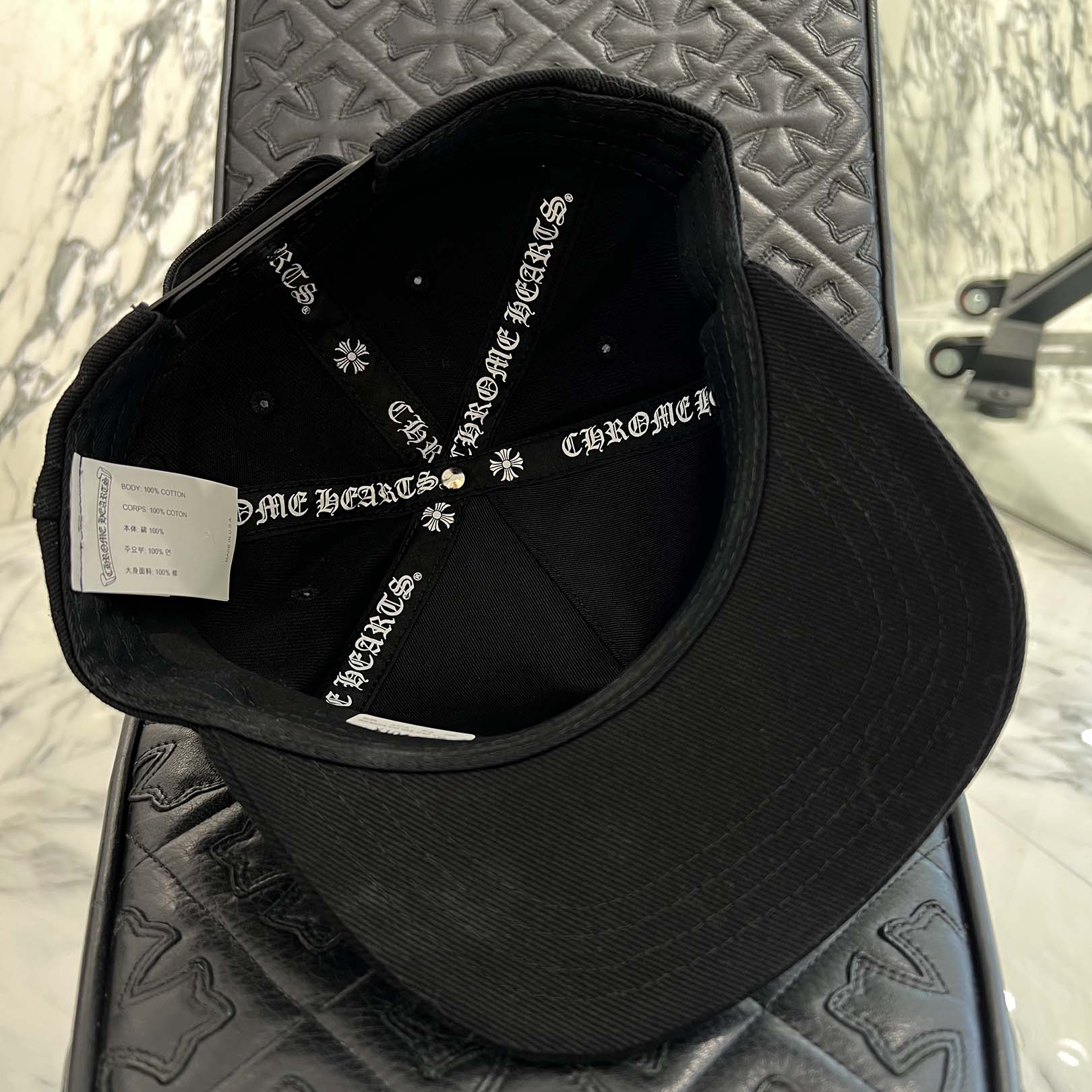 CHROME HEARTS RS3 Cross Embroidery Trucker Cap Size ONE SIZE (51