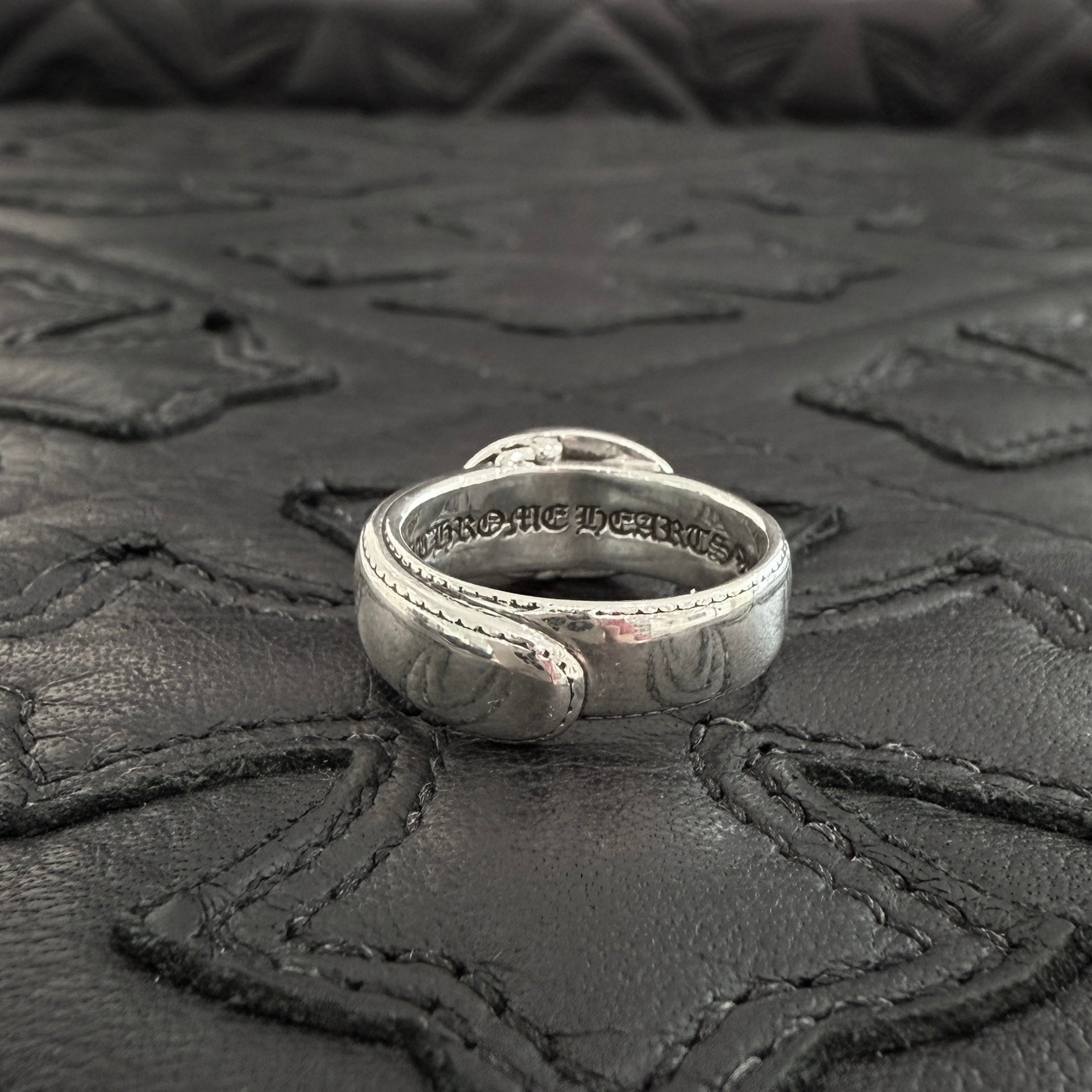 CHROME HEARTS Classic Oval Cross Belt Ring Size 11号 クロムハーツ クラシック オーバルクロス ベルトリング サイズ11号