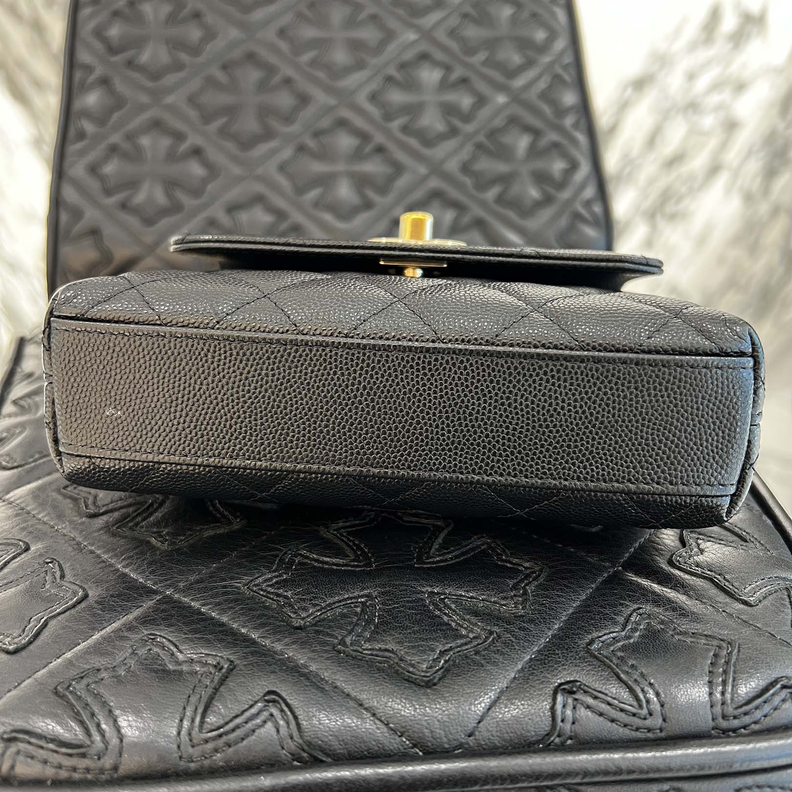 CHANEL COCO Handle Micro Leather Shoulder Bag シャネル ココハンドル マイクロ レザーショルダーバッグ