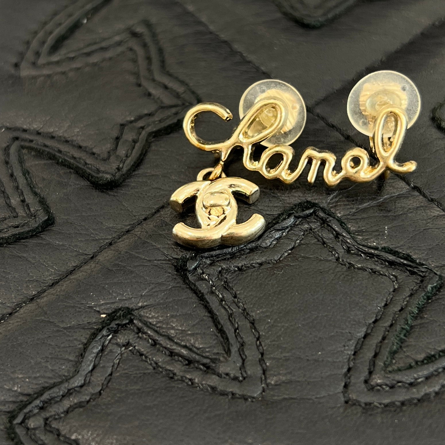 CHANEL 2021SS Coco Mark Drop Clip Earrings AB5849 シャネル ココマーク ドロップ クリップ イヤリング