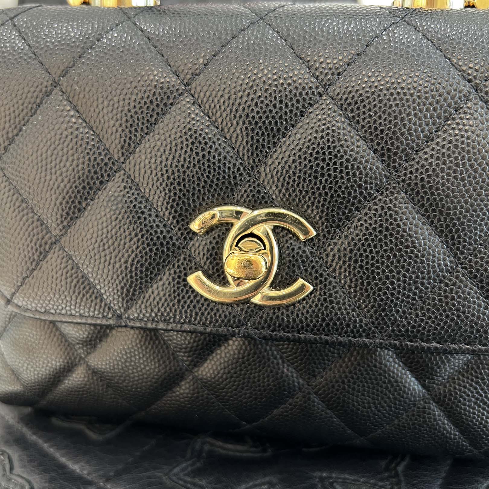 CHANEL COCO Handle Micro Leather Shoulder Bag シャネル ココハンドル マイクロ レザーショルダーバッグ