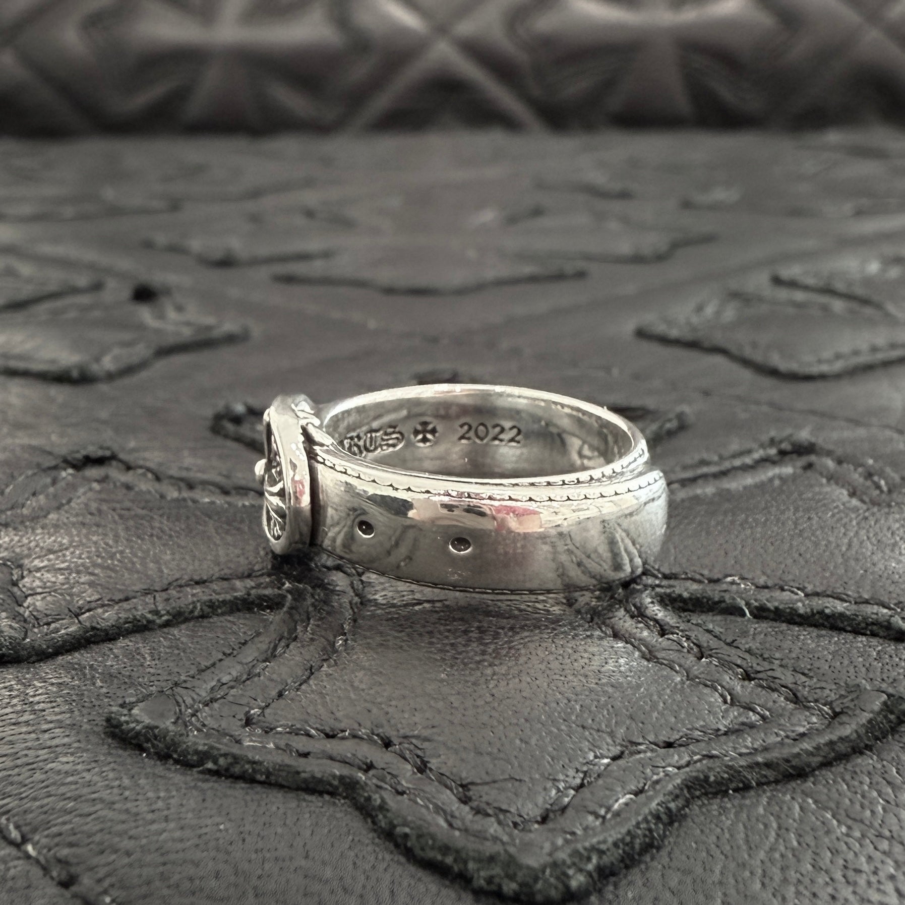 Chrome Hearts クロスモチーフリング　11号 CHROME HEARTS Classic Oval Cross Belt Ring Size 11号 クロム