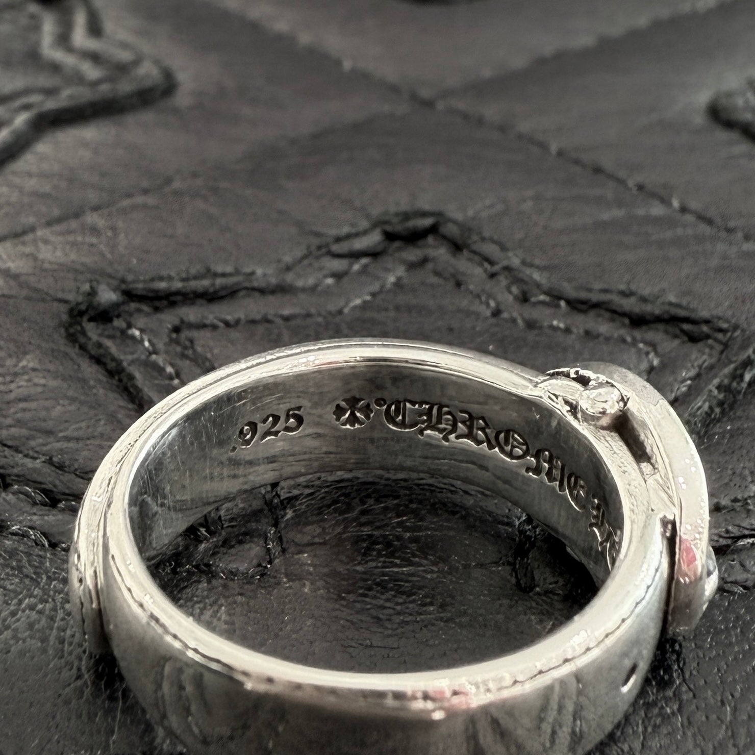 CHROME HEARTS Classic Oval Cross Belt Ring Size 11号 クロムハーツ クラシック オーバルクロス ベルトリング サイズ11号