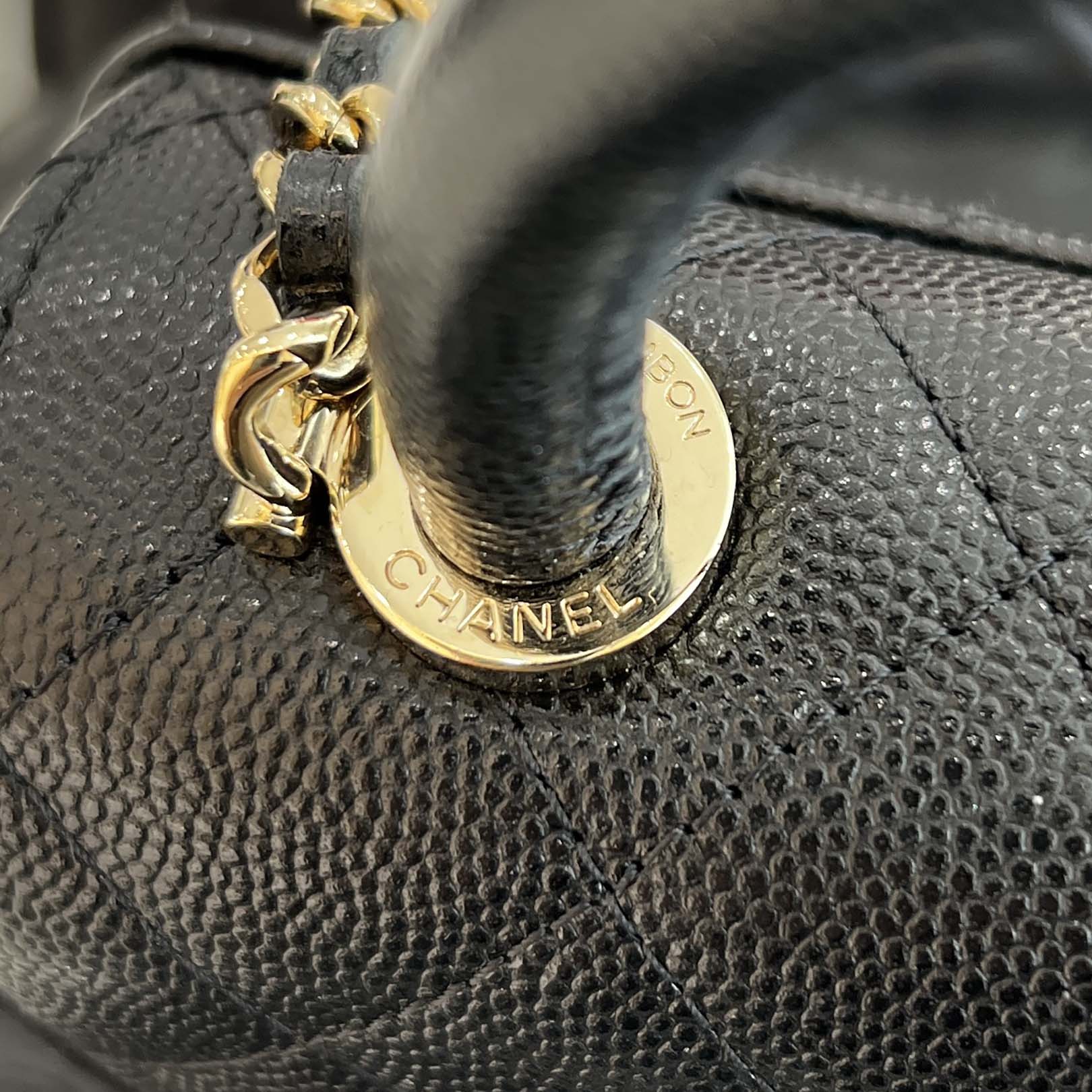 CHANEL COCO Handle Micro Leather Shoulder Bag シャネル ココハンドル マイクロ レザーショルダーバッグ