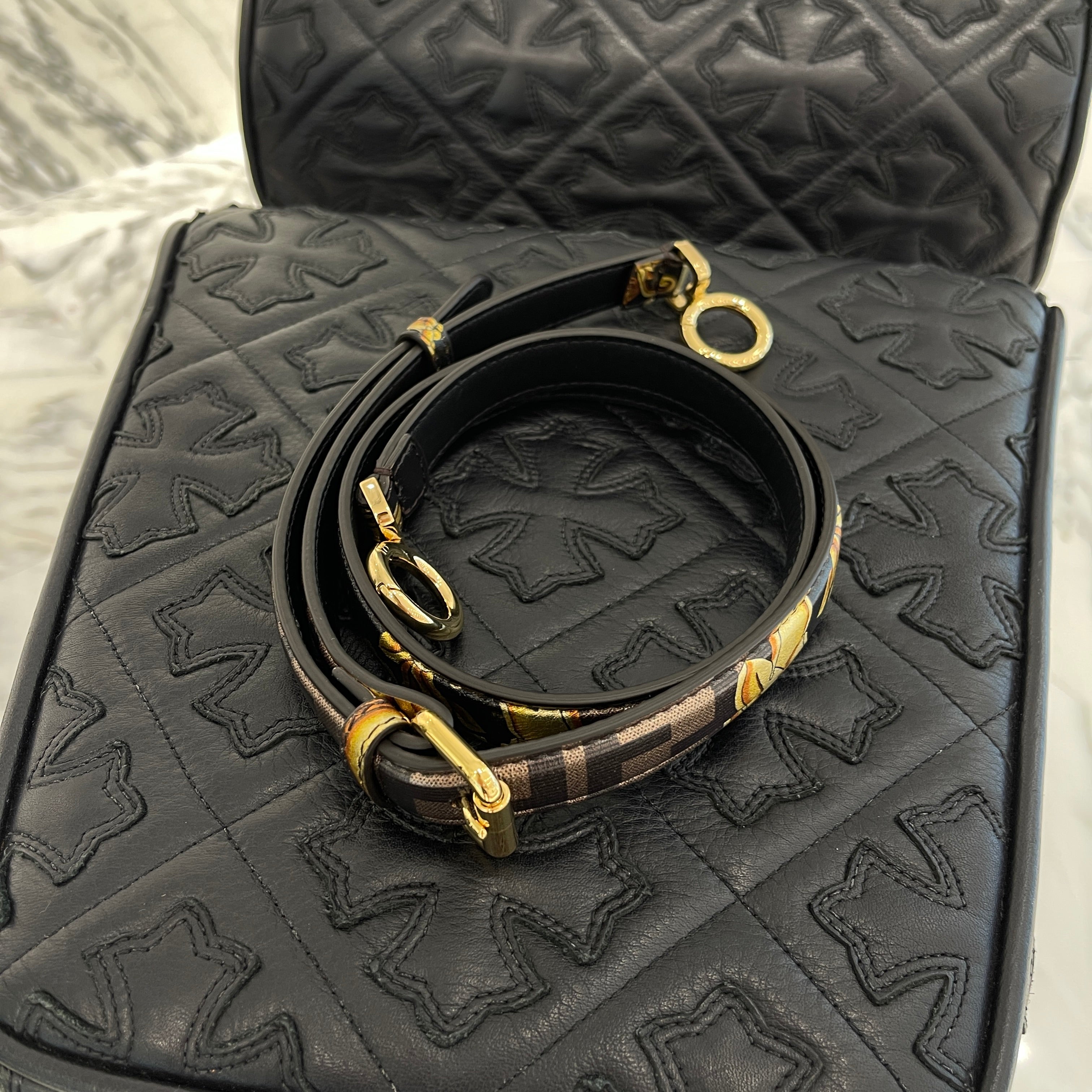 FENDI × VERSACE 2022SS FENDACE Peekaboo Bag 8BN321 フェンディ × ヴェルサーチェ フェンダーチェ ピーカブー バッグ