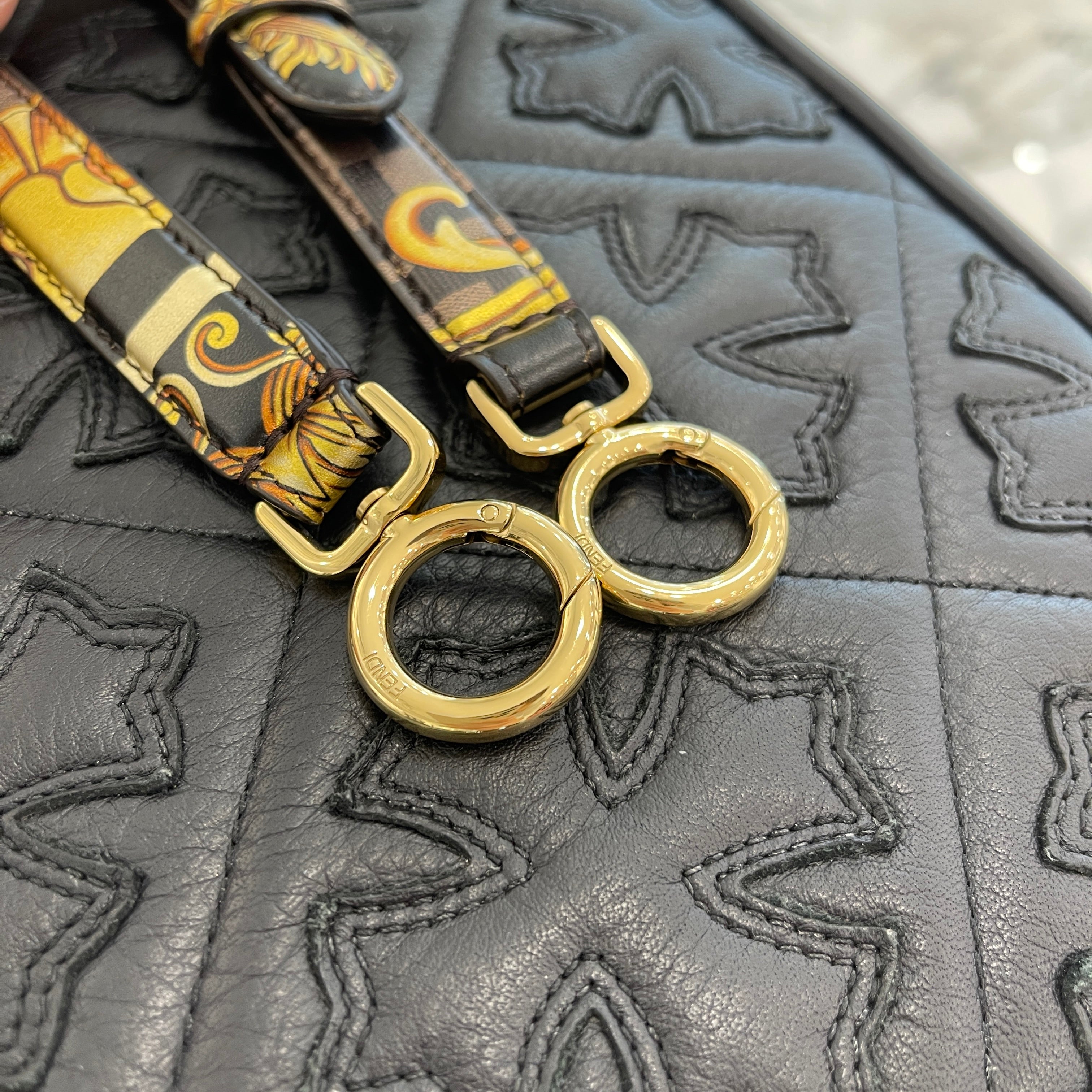FENDI × VERSACE 2022SS FENDACE Peekaboo Bag 8BN321 フェンディ × ヴェルサーチェ フェンダーチェ ピーカブー バッグ