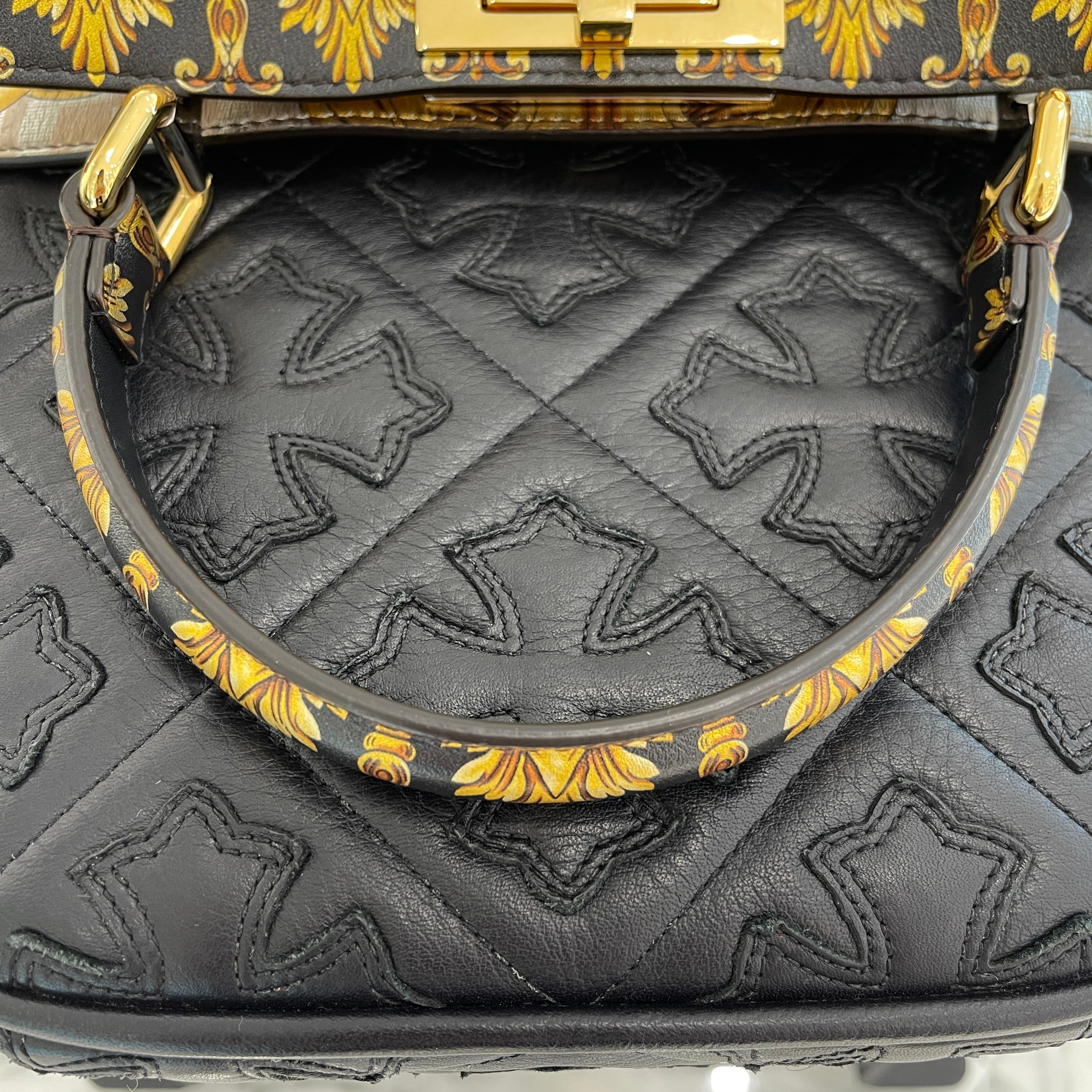 FENDI × VERSACE 2022SS FENDACE Peekaboo Bag 8BN321 フェンディ × ヴェルサーチェ フェンダーチェ ピーカブー バッグ