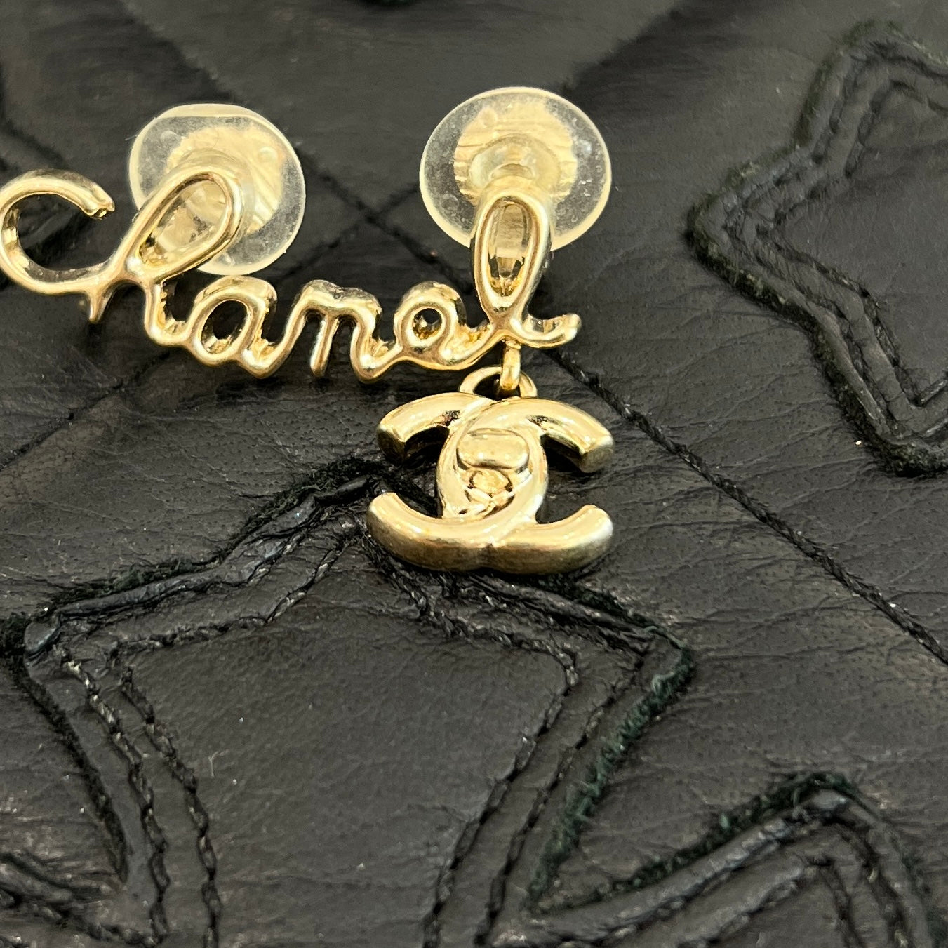 CHANEL 2021SS Coco Mark Drop Clip Earrings AB5849 シャネル ココマーク ドロップ クリップ イヤリング