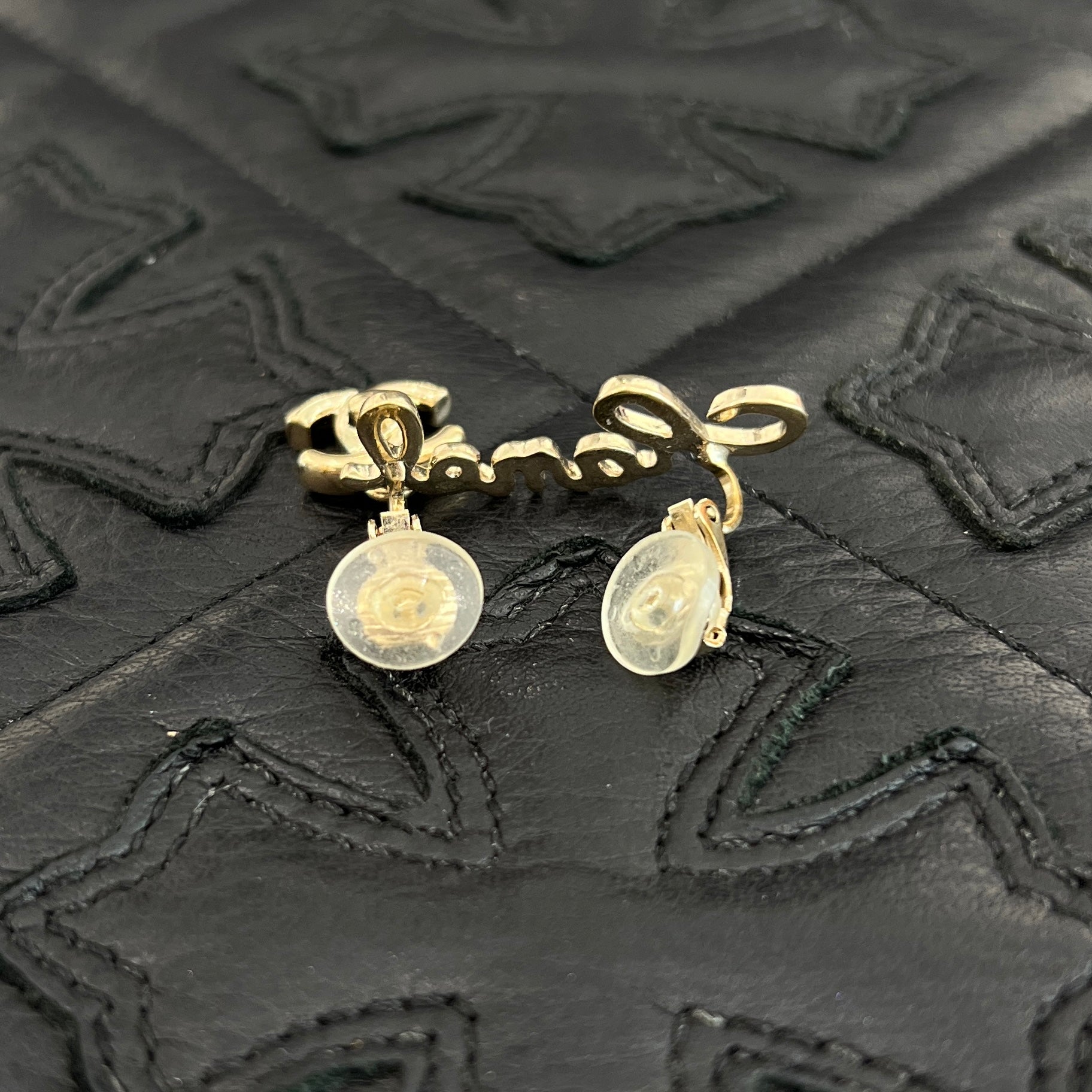 CHANEL 2021SS Coco Mark Drop Clip Earrings AB5849 シャネル ココマーク ドロップ クリップ イヤリング