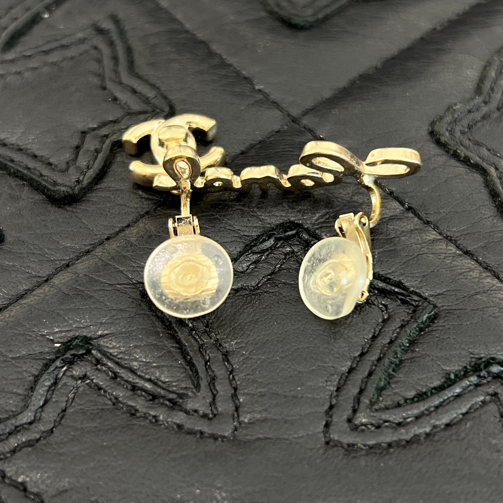 CHANEL 2021SS Coco Mark Drop Clip Earrings AB5849 シャネル ココマーク ドロップ クリップ イヤリング