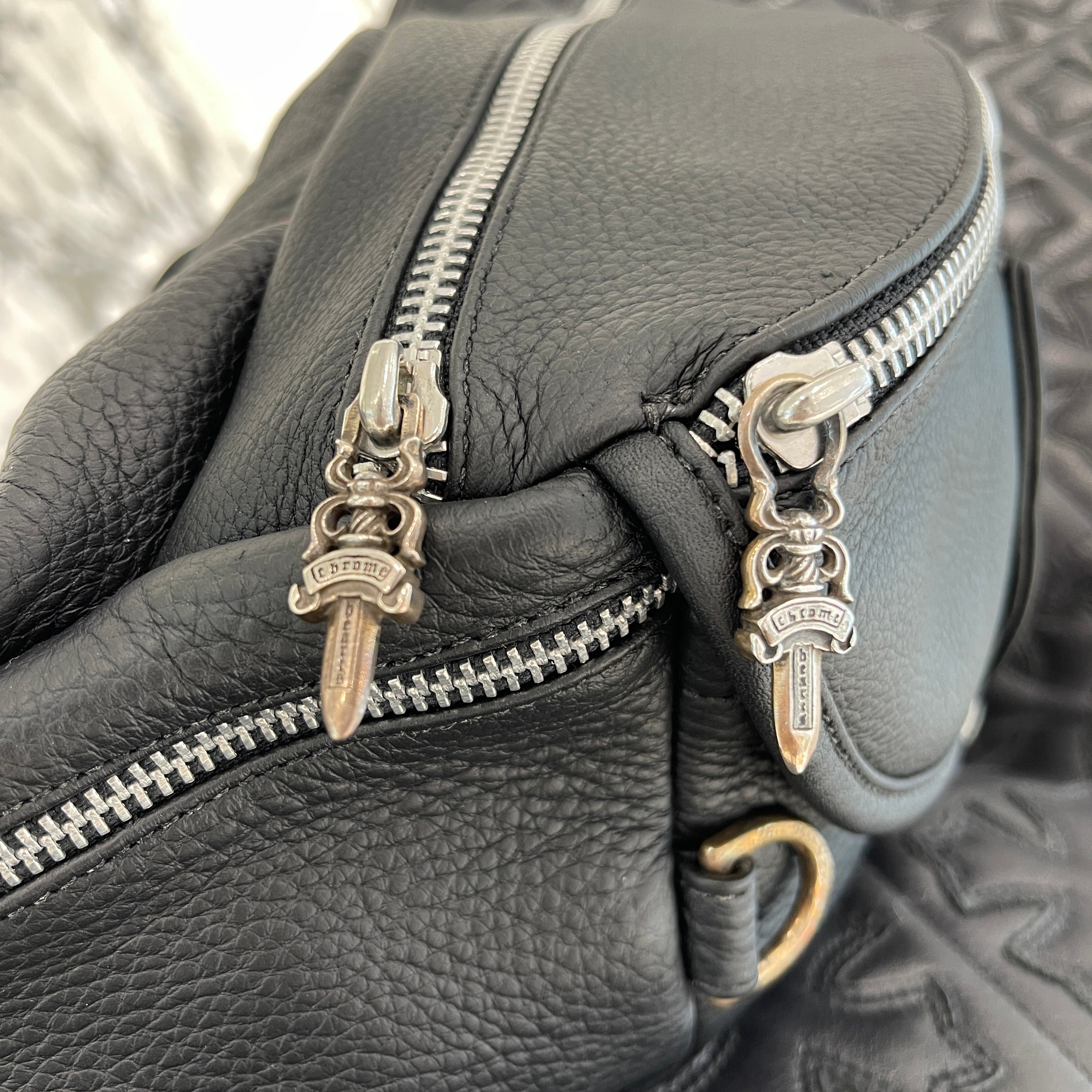 CHROME HEARTS 1 SNAT PACK MEDIUM LEATHER WAIST BAG クロムハーツ 1スナットパック ミディアムレザー ウェストバッグ