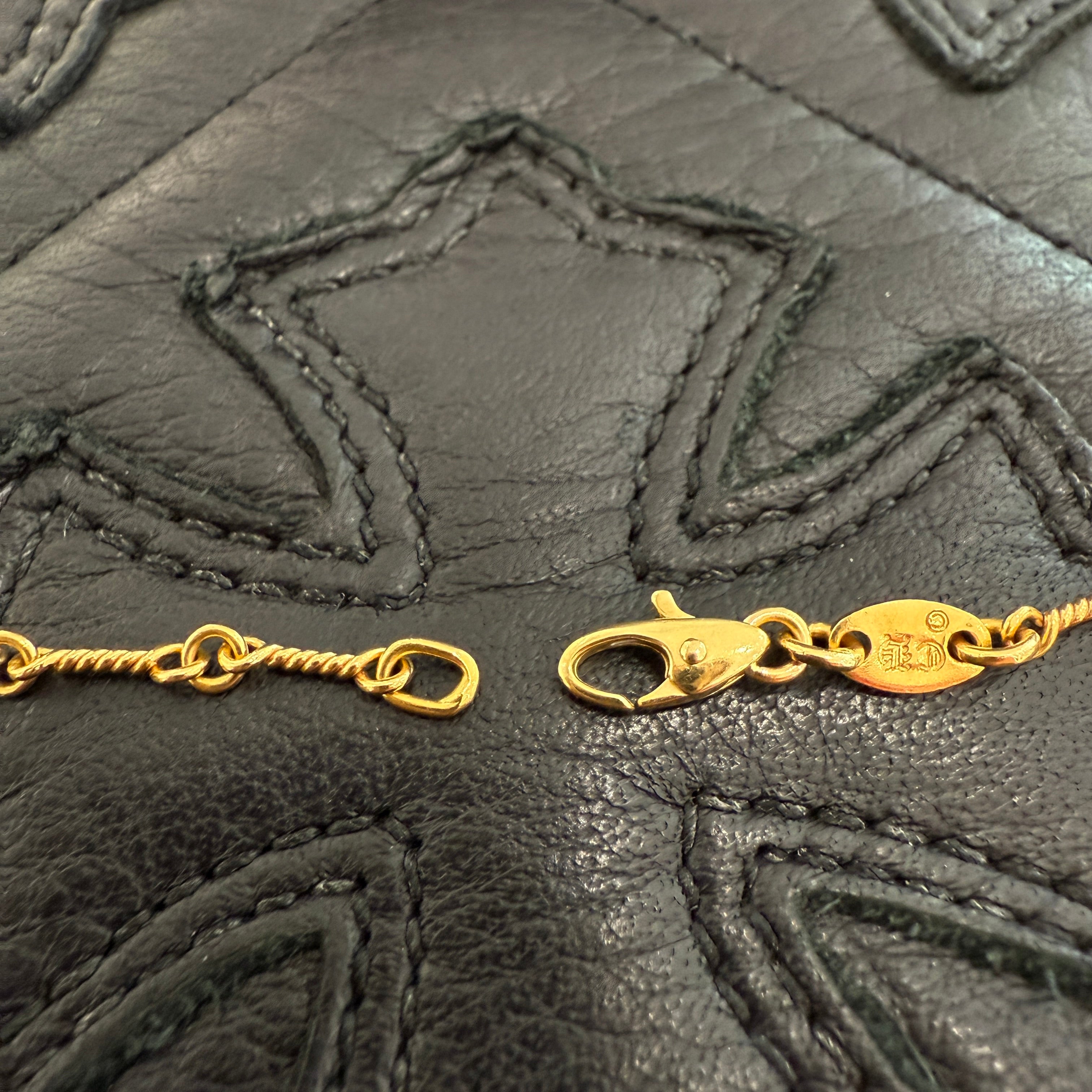 CHROME HEARTS 22K Twist Chain Necklace Size 18 Inch クロムハーツ 22K ツイストチェーン ネックレス サイズ18インチ