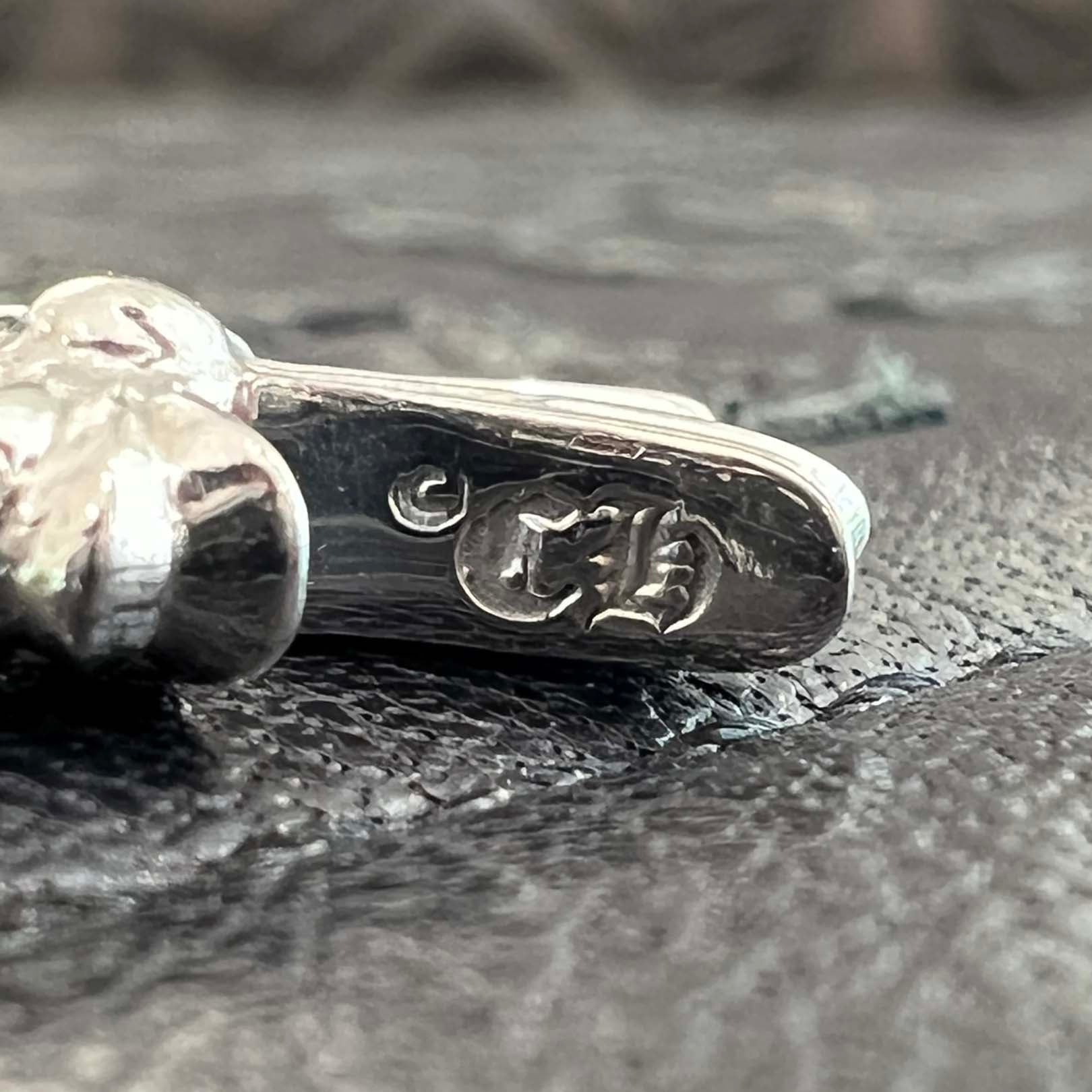 CHROME HEARTS 18K WG Baby Fat Charm Pave Diamond クロムハーツ 18K ホワイトゴールド ベビーファット チャーム パヴェダイヤ