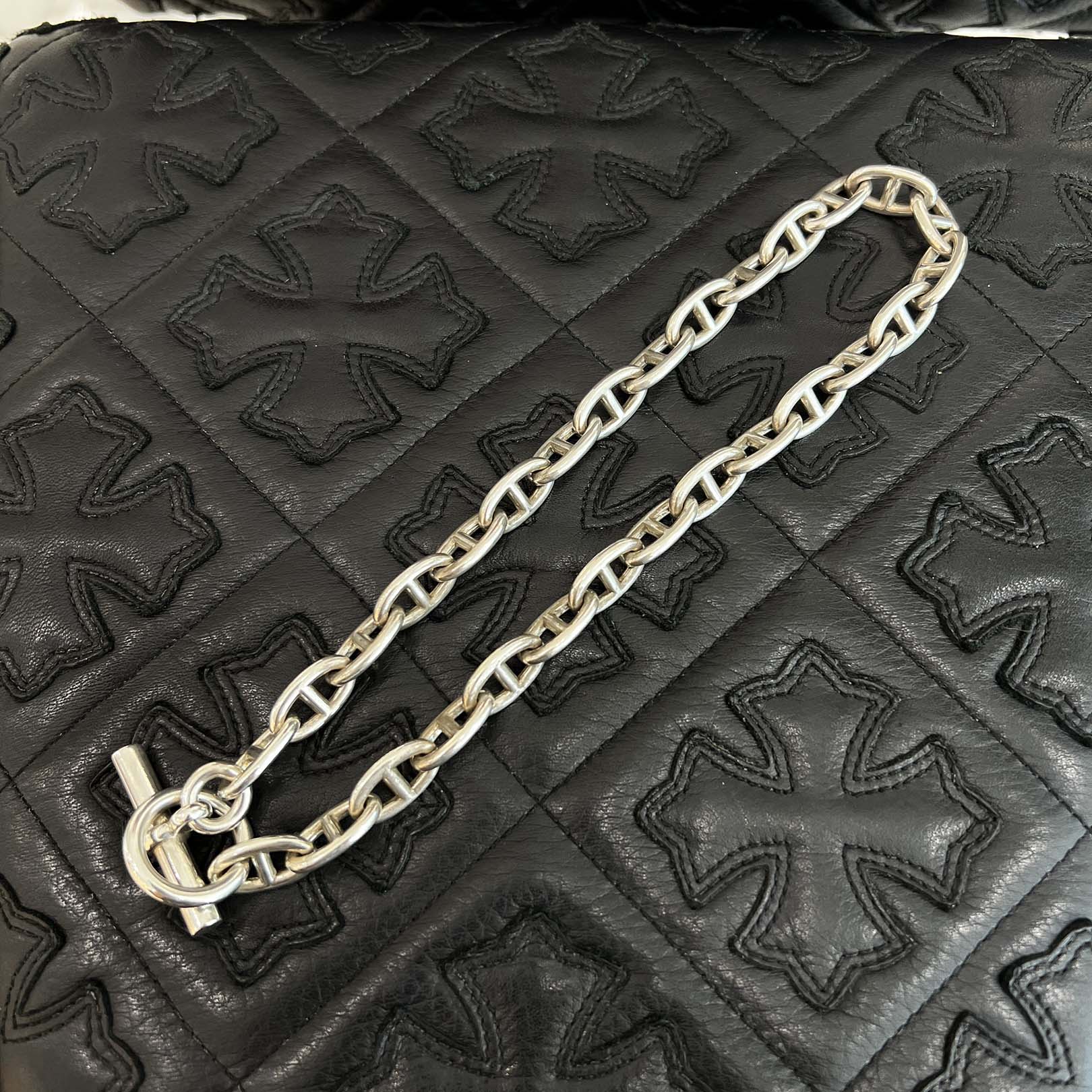 HERMES Chaine d'Ancre Necklace GM 29コマ エルメス シェーヌダンクル