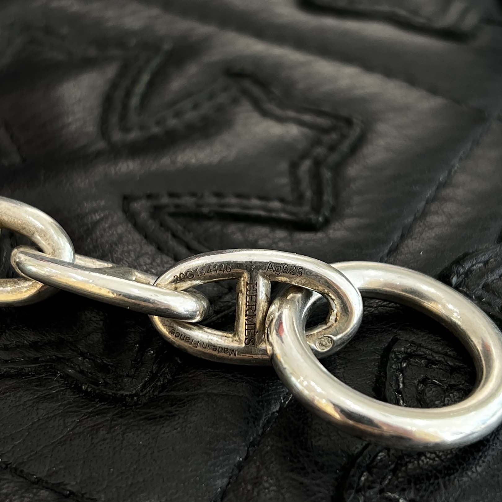 HERMES Chaine d'Ancre Necklace GM 29コマ エルメス シェーヌダンクル