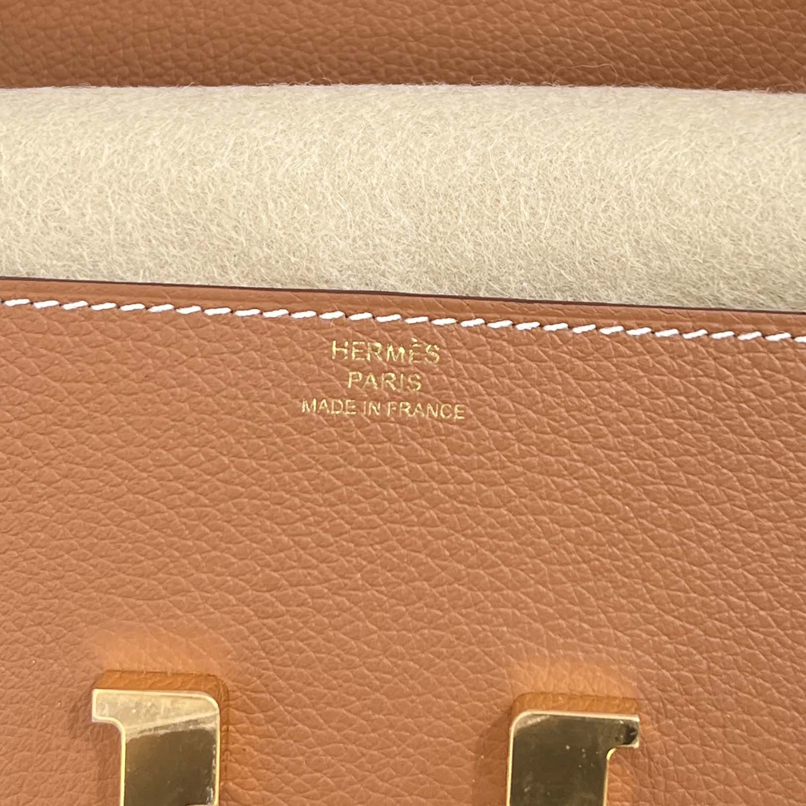 HERMES Constance To Go "GOLD" Leather Long Wallet K刻印 エルメス コンスタンス トゥ ゴー "ゴールド" レザーロングウォレット K刻印