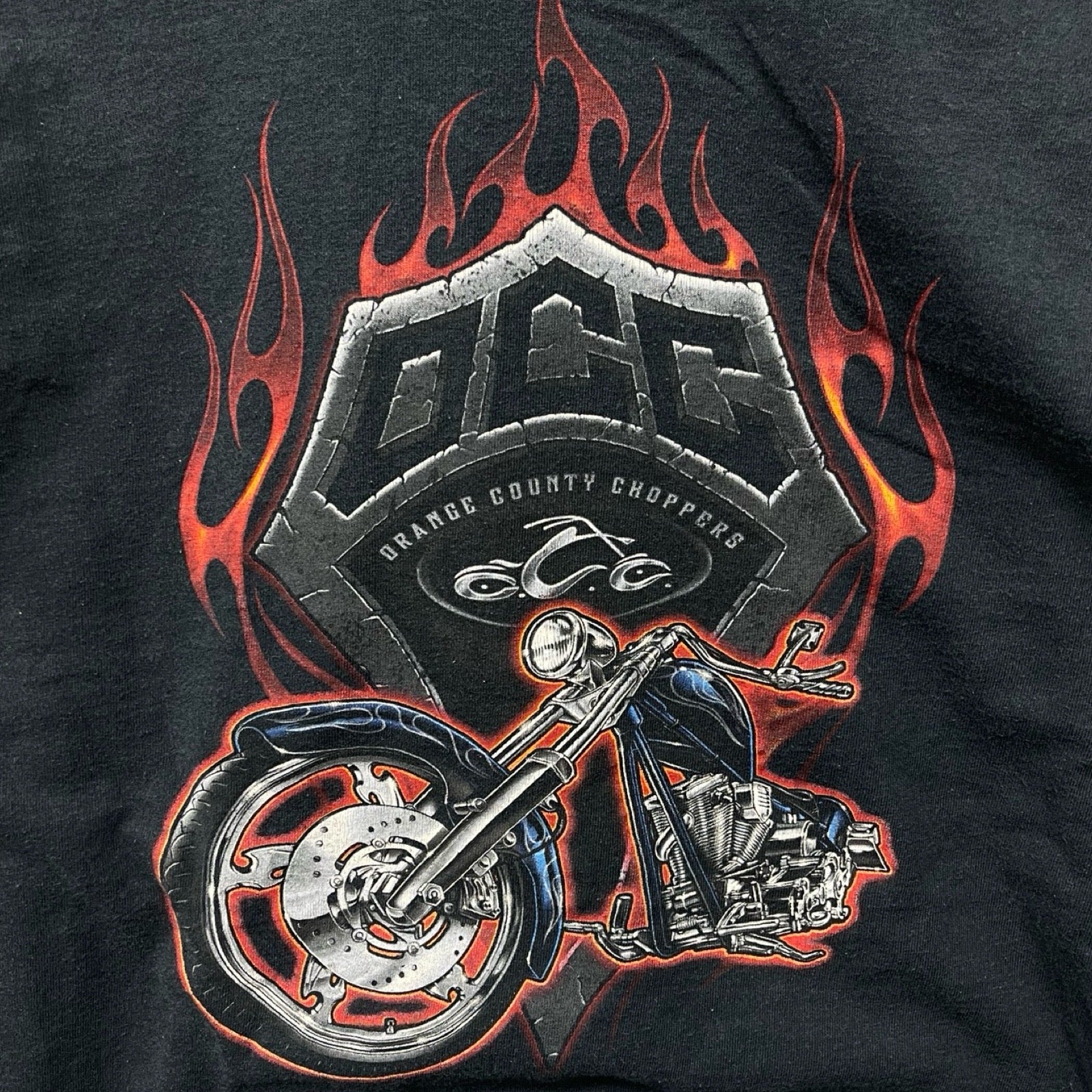 Vintage 90's ORANGE COUNTY CHOPPERS Motorcycle L/S Tee