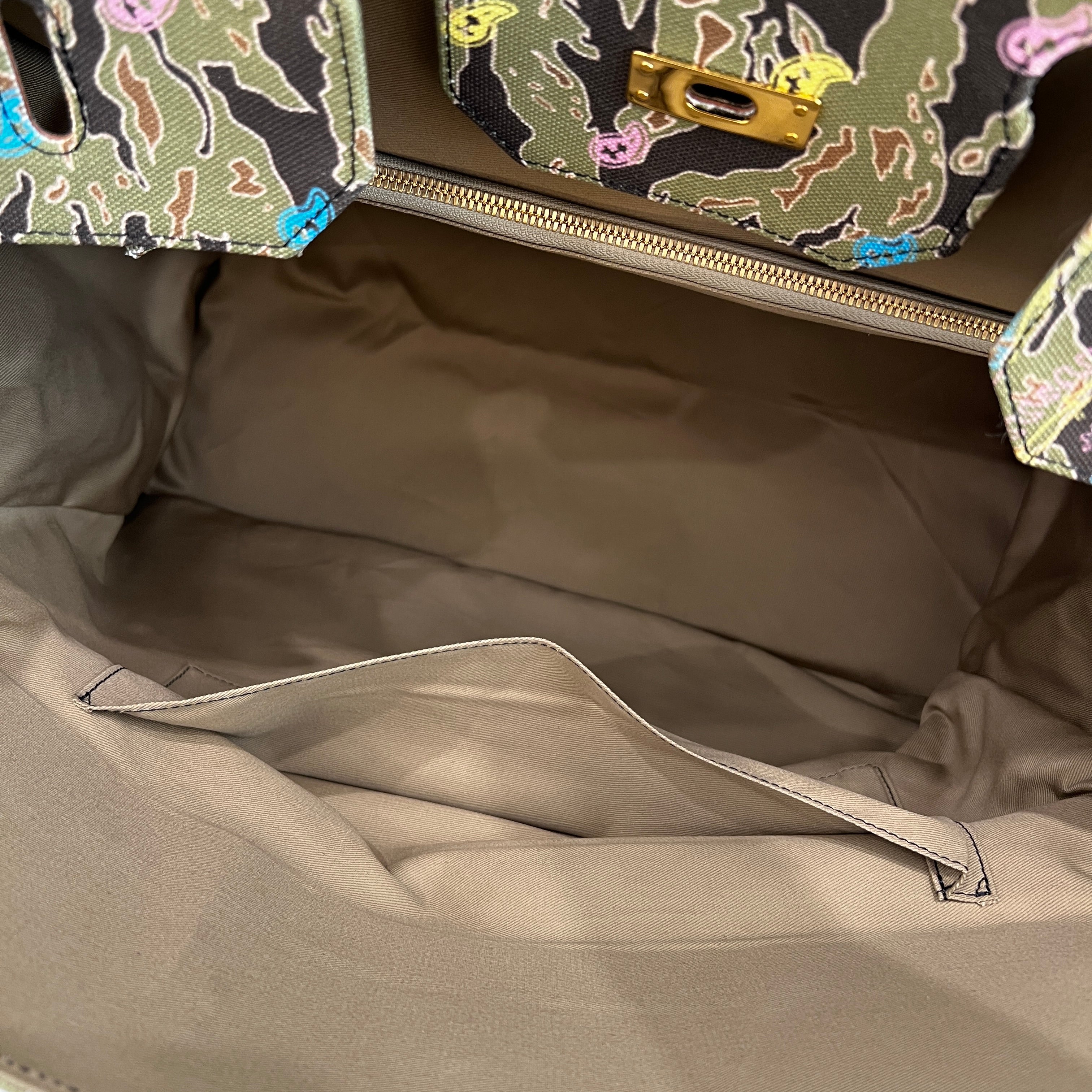 THE WORLD IS YOURS Paisley Camouflage All Over Pattern Handbag ザ ワールド イズ ユアーズ ペイズリー カモフラージュ総柄 ハンドバッグ