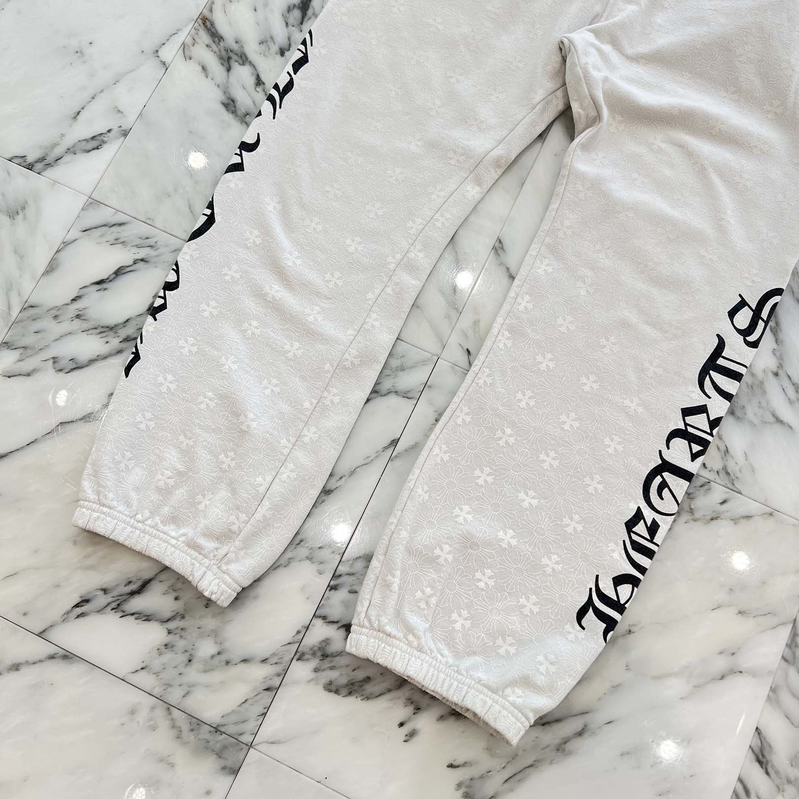 CHROME HEARTS CH Plus Side Logo Fuck You Sweat Long Pants Size L クロムハーツ CHプラス総柄 サイドロゴ ファックユー スウェットロングパンツ サイズL