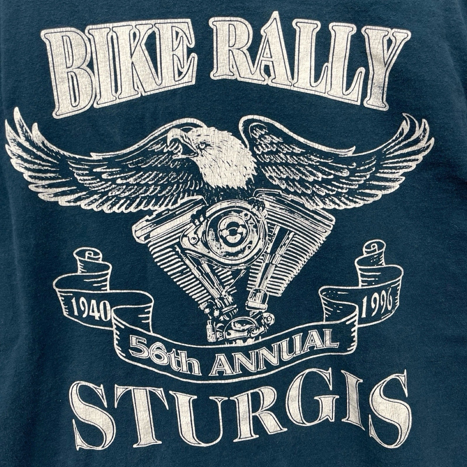 Vintage 90's Harley-Davidson "BIKE RALLY" STURGIS 1996 Turtle Neck L/S Tee Size L
