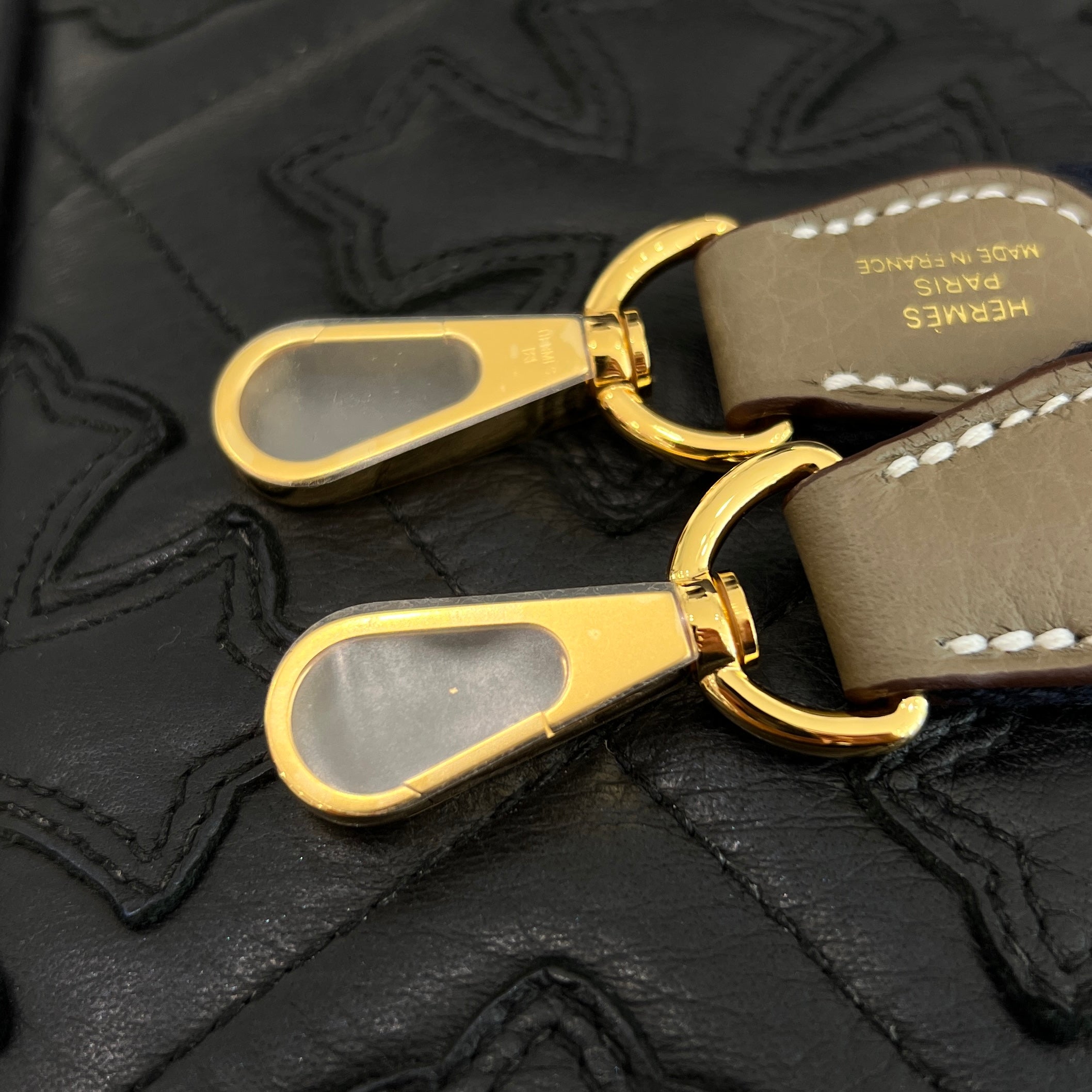 HERMES Evelyn TPM "Etoupe" W刻印 エルメス エブリン TPM "エトゥープ" レザーショルダーバッグ W刻印