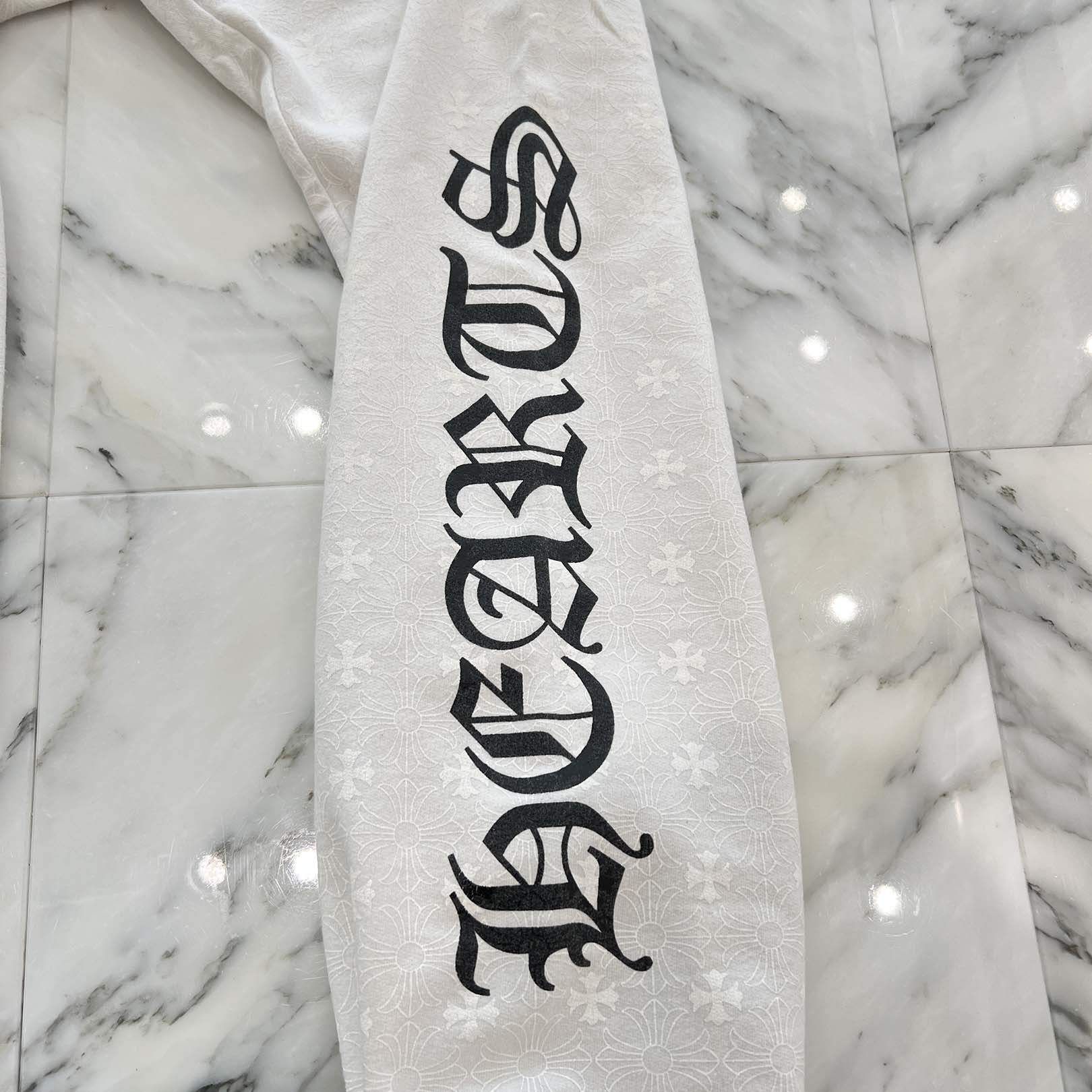 CHROME HEARTS CH Plus Side Logo Fuck You Sweat Long Pants Size L クロムハーツ CHプラス総柄 サイドロゴ ファックユー スウェットロングパンツ サイズL