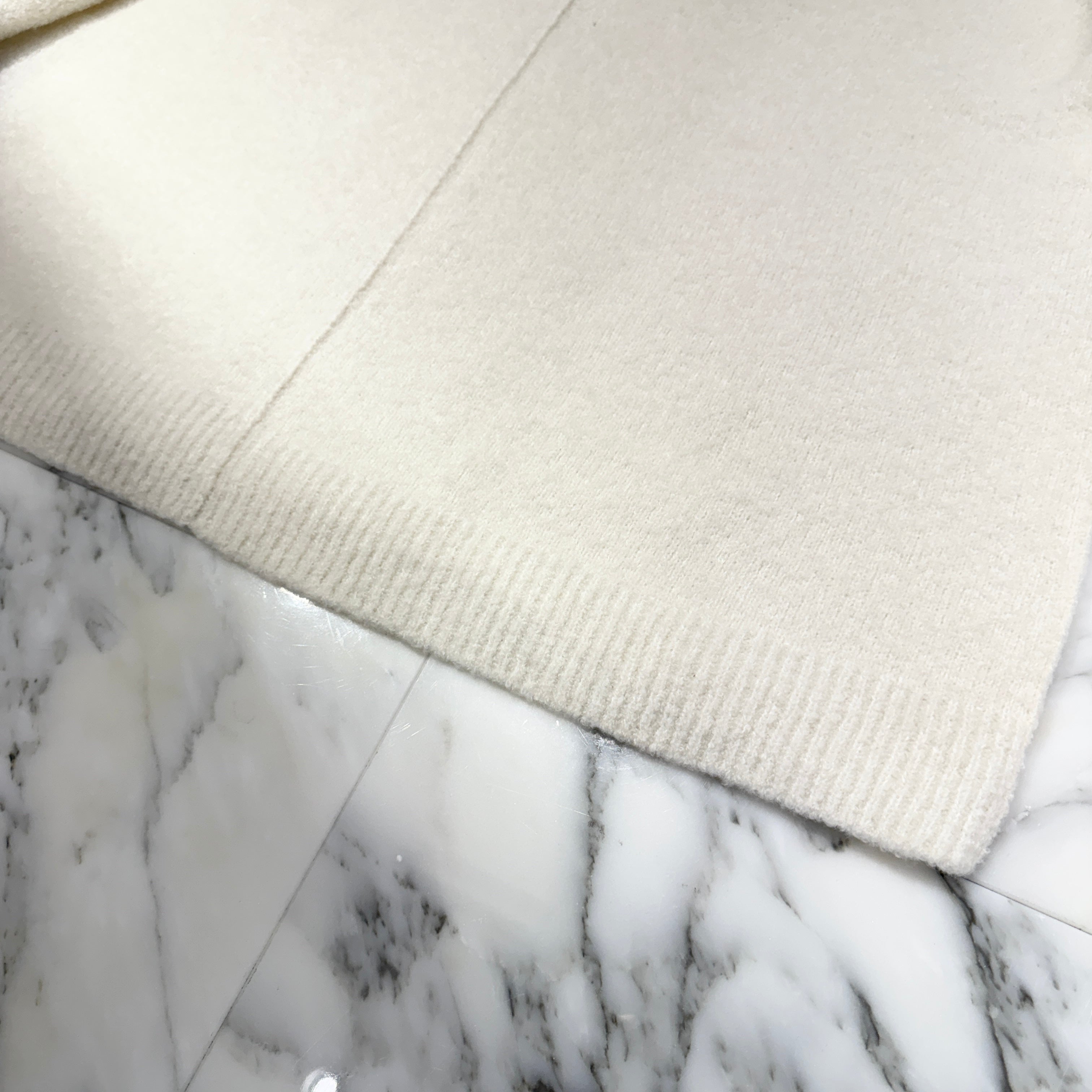 CHROME HEARTS YNOT Leopard Harako Leather Cross Patch Cashmere Knit Sweater Size S クロムハーツ ワイノット レオパード ハラコレザー クロスパッチ カシミヤ ニットセーター サイズS