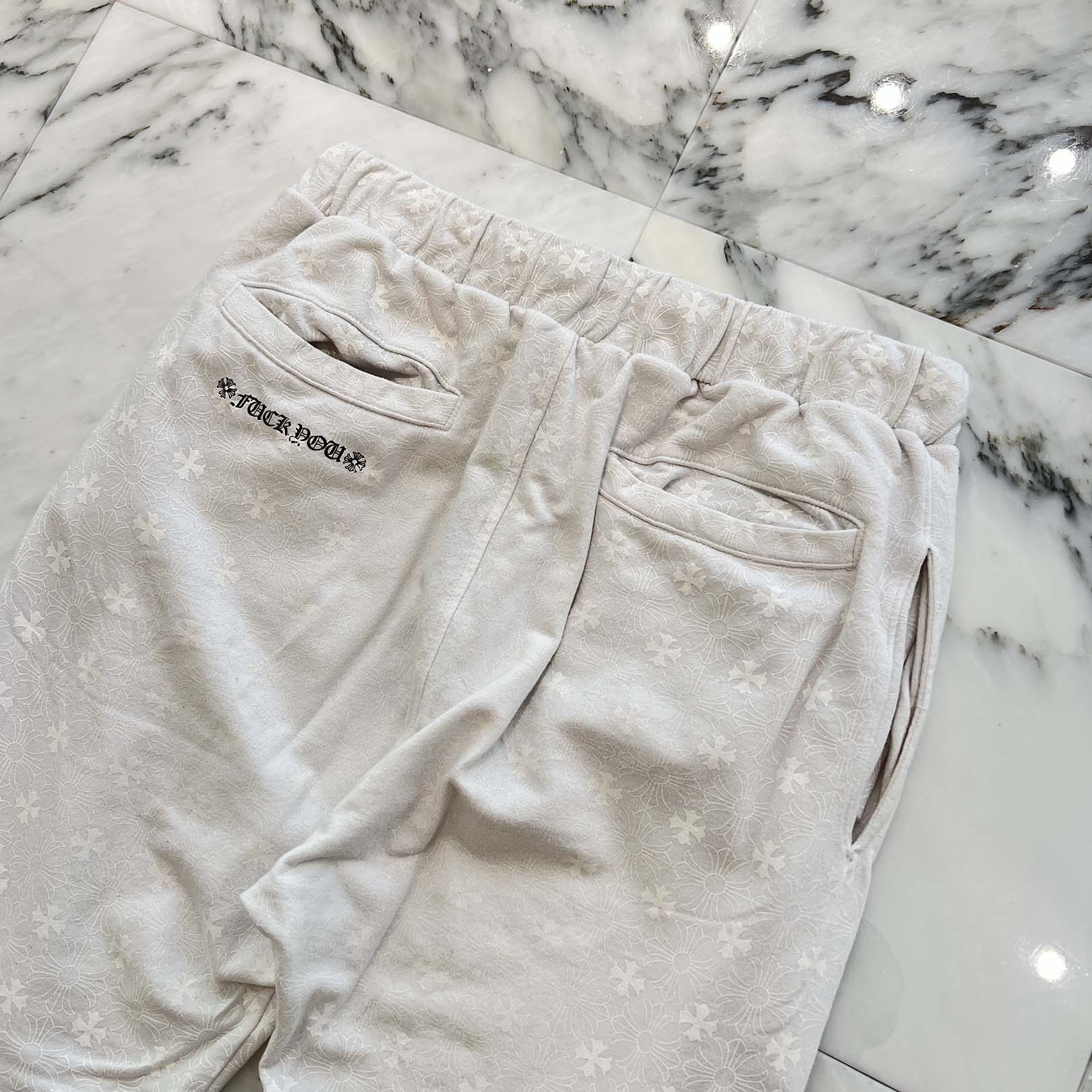 CHROME HEARTS CH Plus Side Logo Fuck You Sweat Long Pants Size L クロムハーツ CHプラス総柄 サイドロゴ ファックユー スウェットロングパンツ サイズL