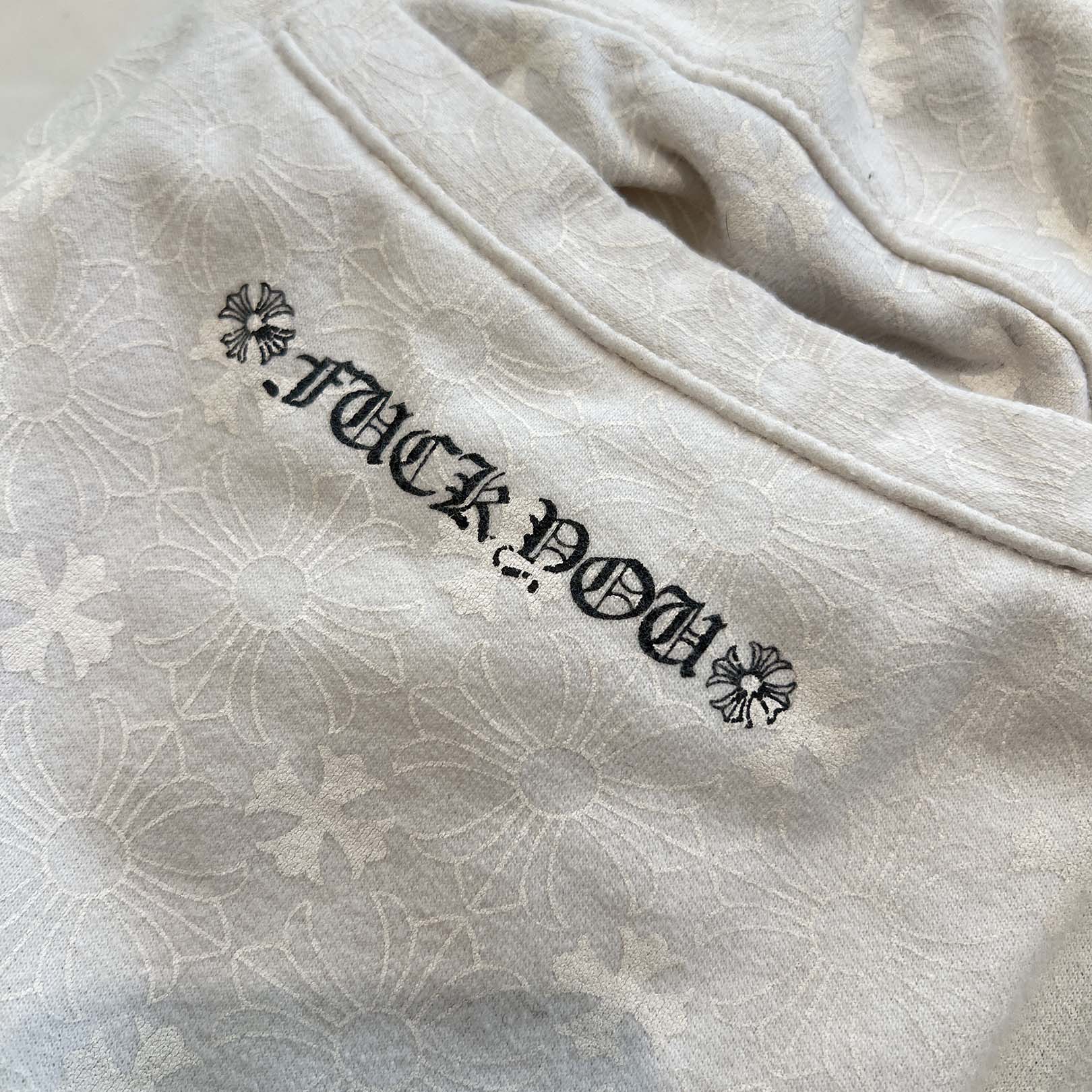 CHROME HEARTS CH Plus Side Logo Fuck You Sweat Long Pants Size L クロムハーツ CHプラス総柄 サイドロゴ ファックユー スウェットロングパンツ サイズL